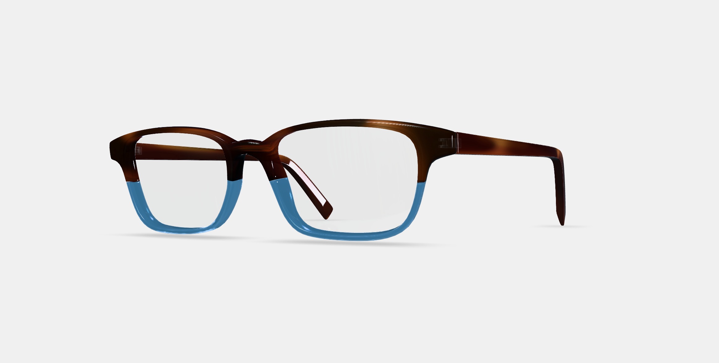 Crane Eyeglasses in Eastern Bluebird Fade 3D model_13