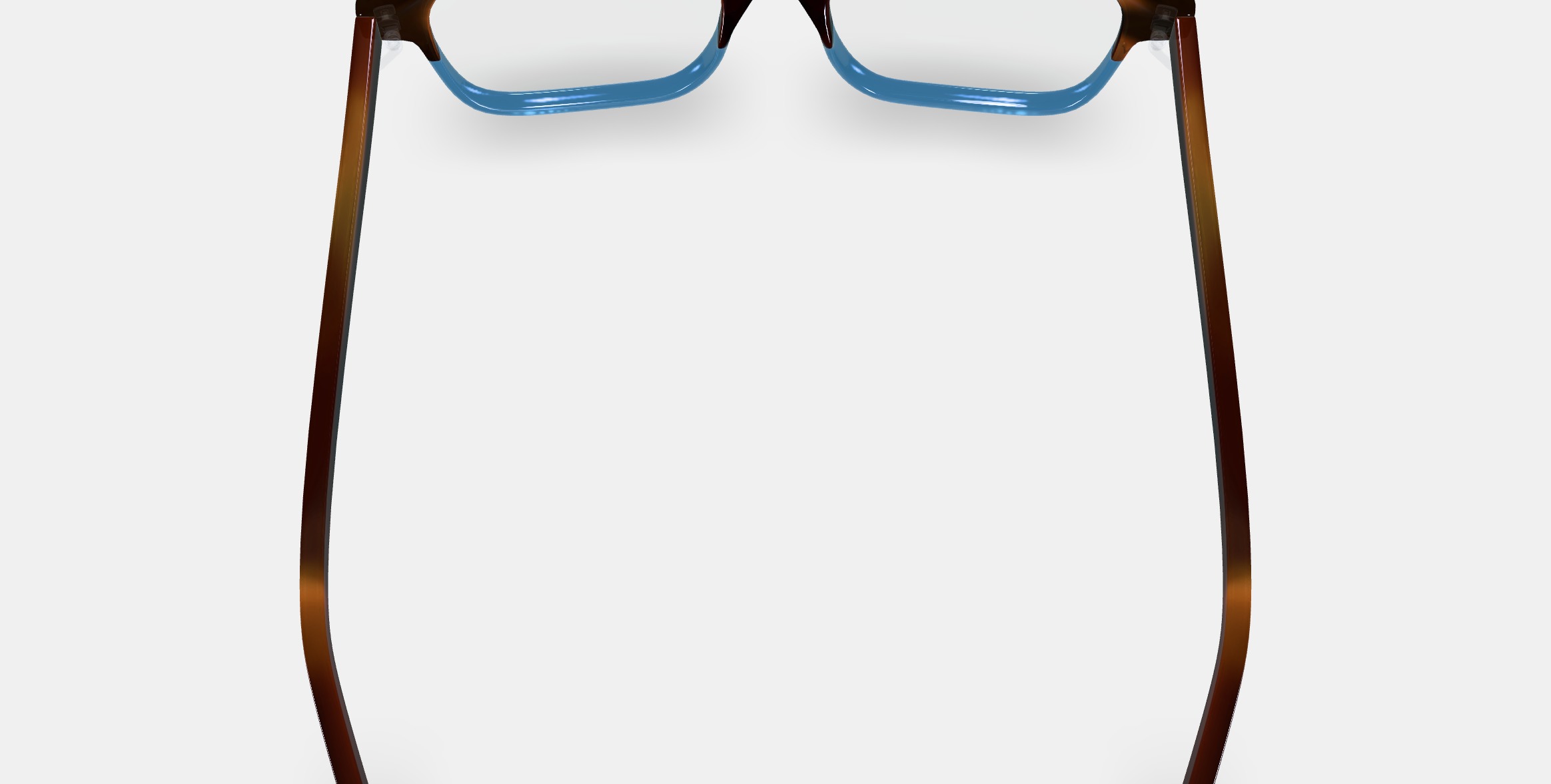 Crane Eyeglasses in Eastern Bluebird Fade 3D model_4