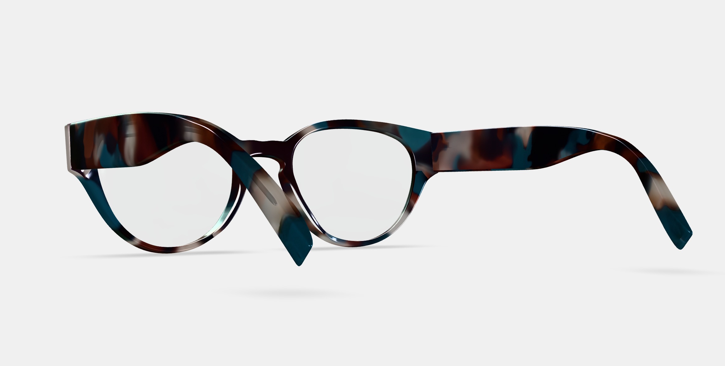 Imogen Eyeglasses in Lilypad Tortoise 3D model_2
