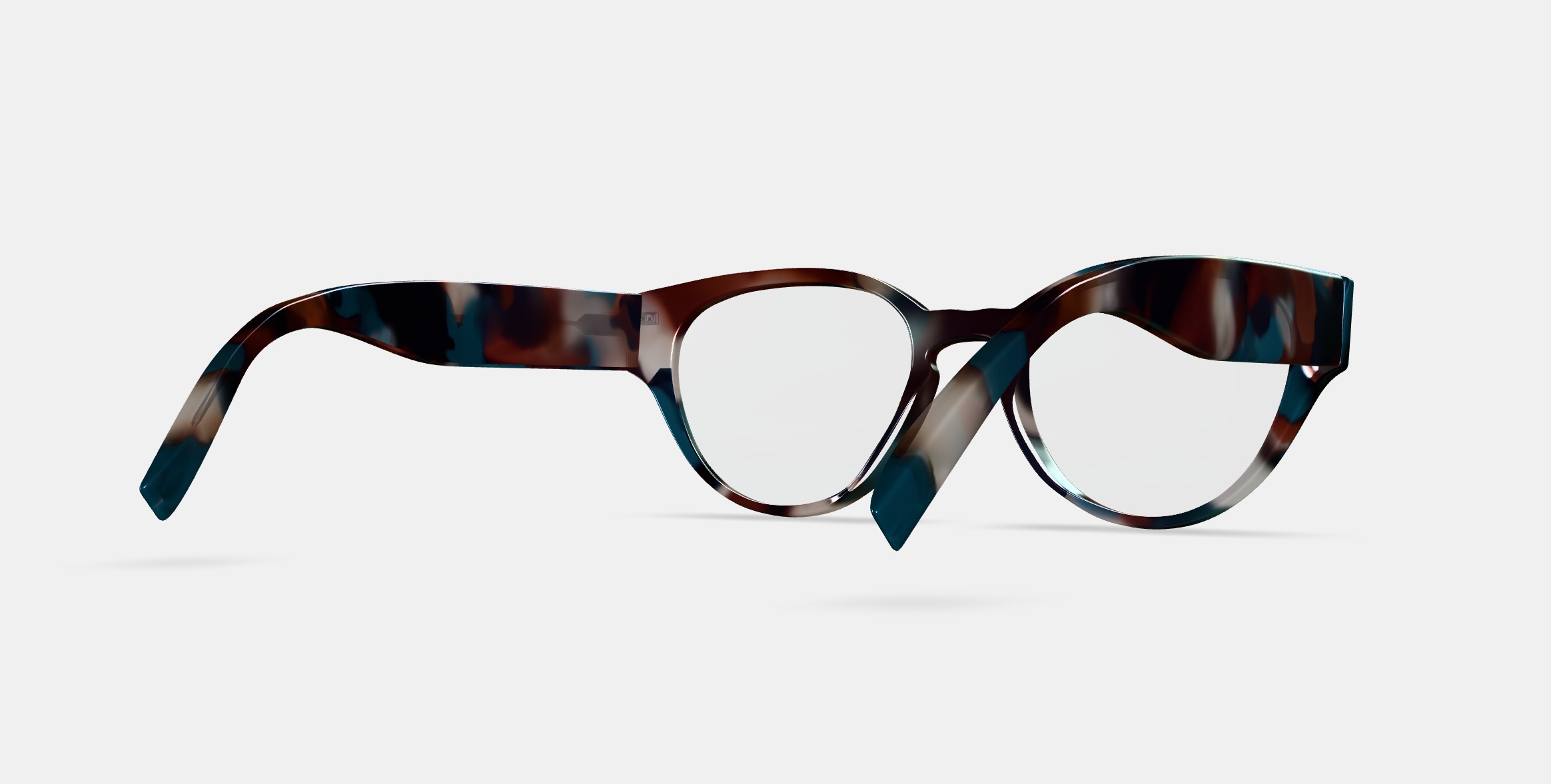 Imogen Eyeglasses in Lilypad Tortoise 3D model_6