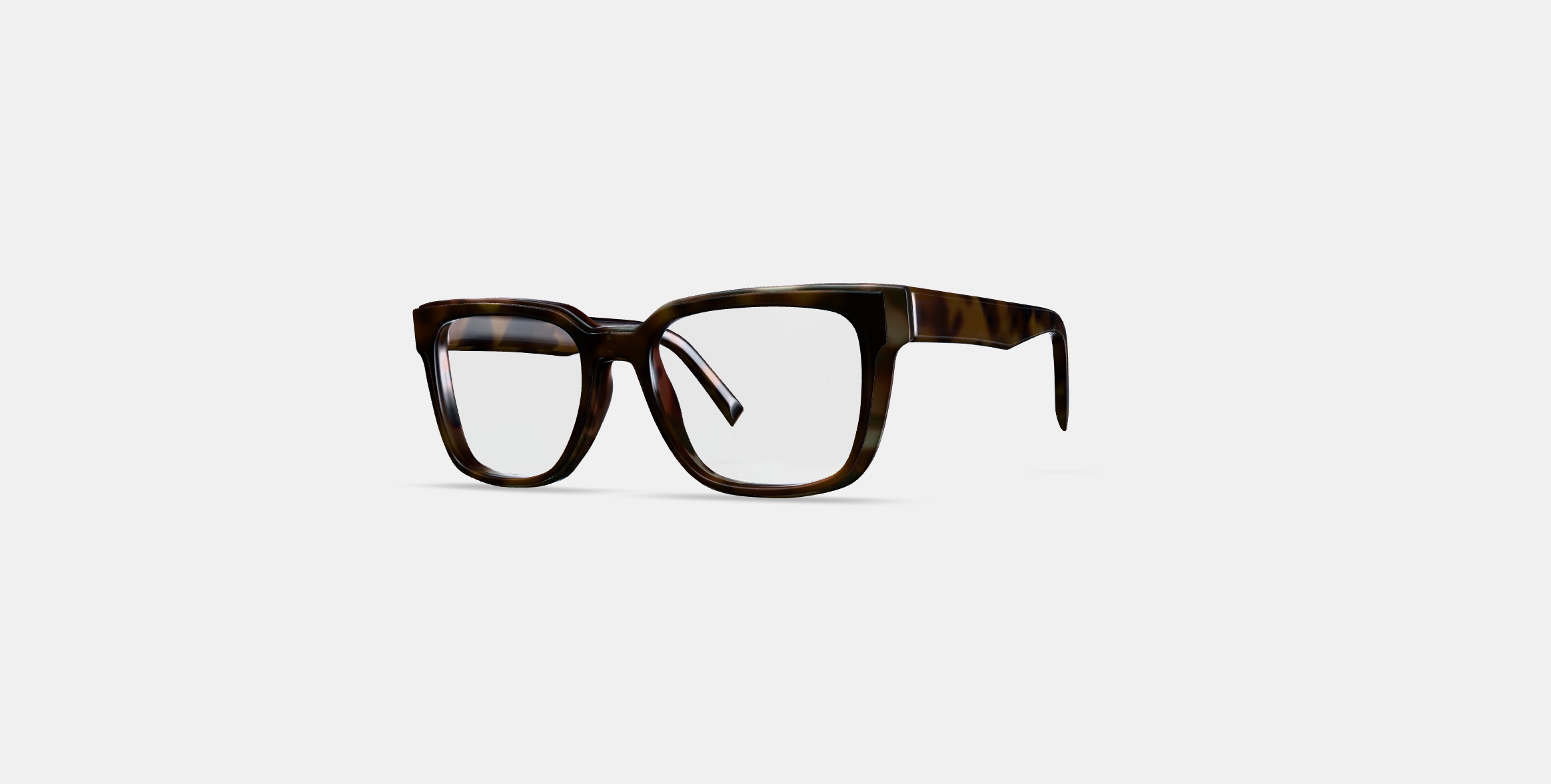 Cumberland Eyeglasses in Burnt Umber Tortoise with Marcona Tort 3D model_11