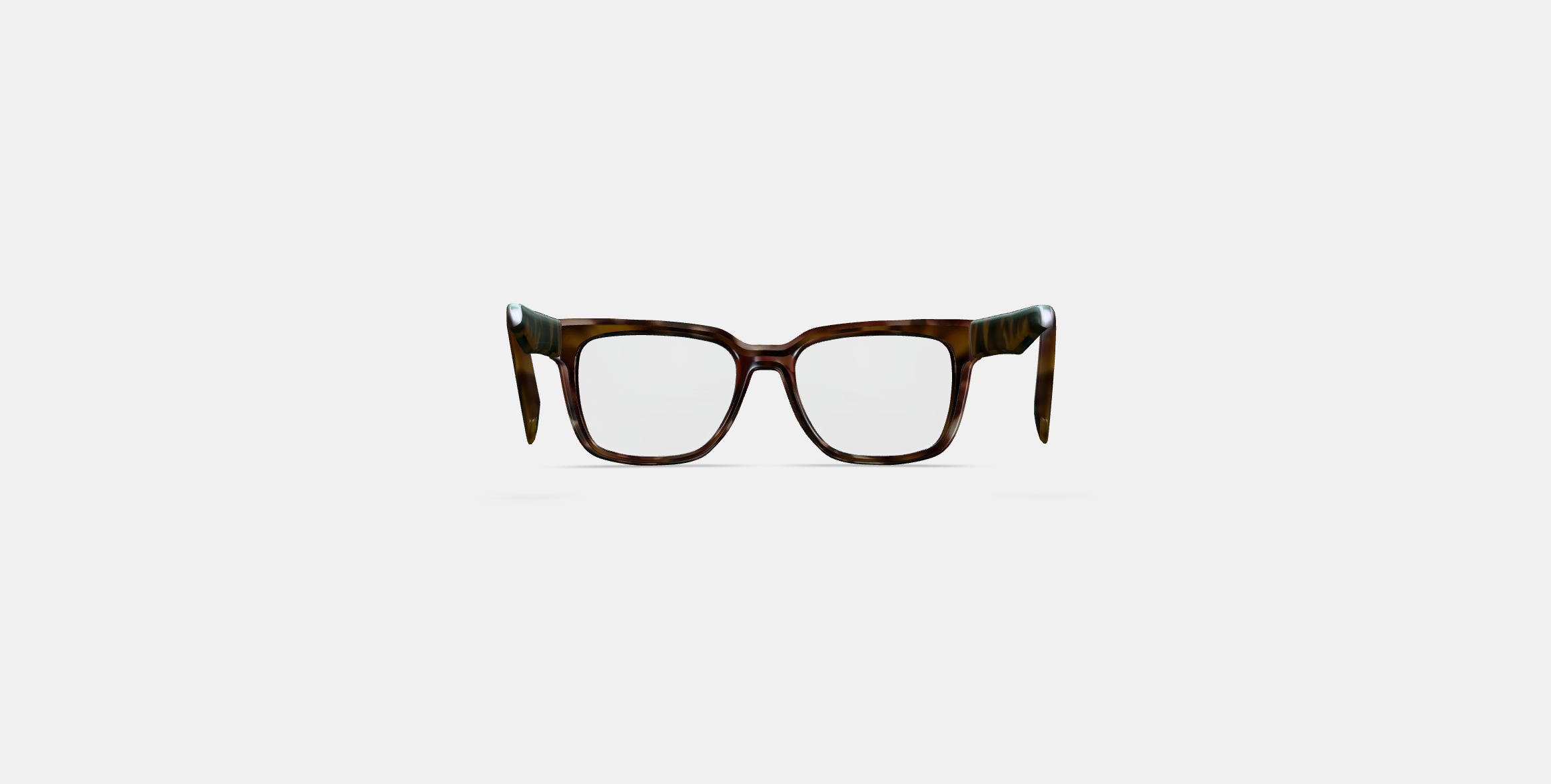 Cumberland Eyeglasses in Burnt Umber Tortoise with Marcona Tort 3D model_14