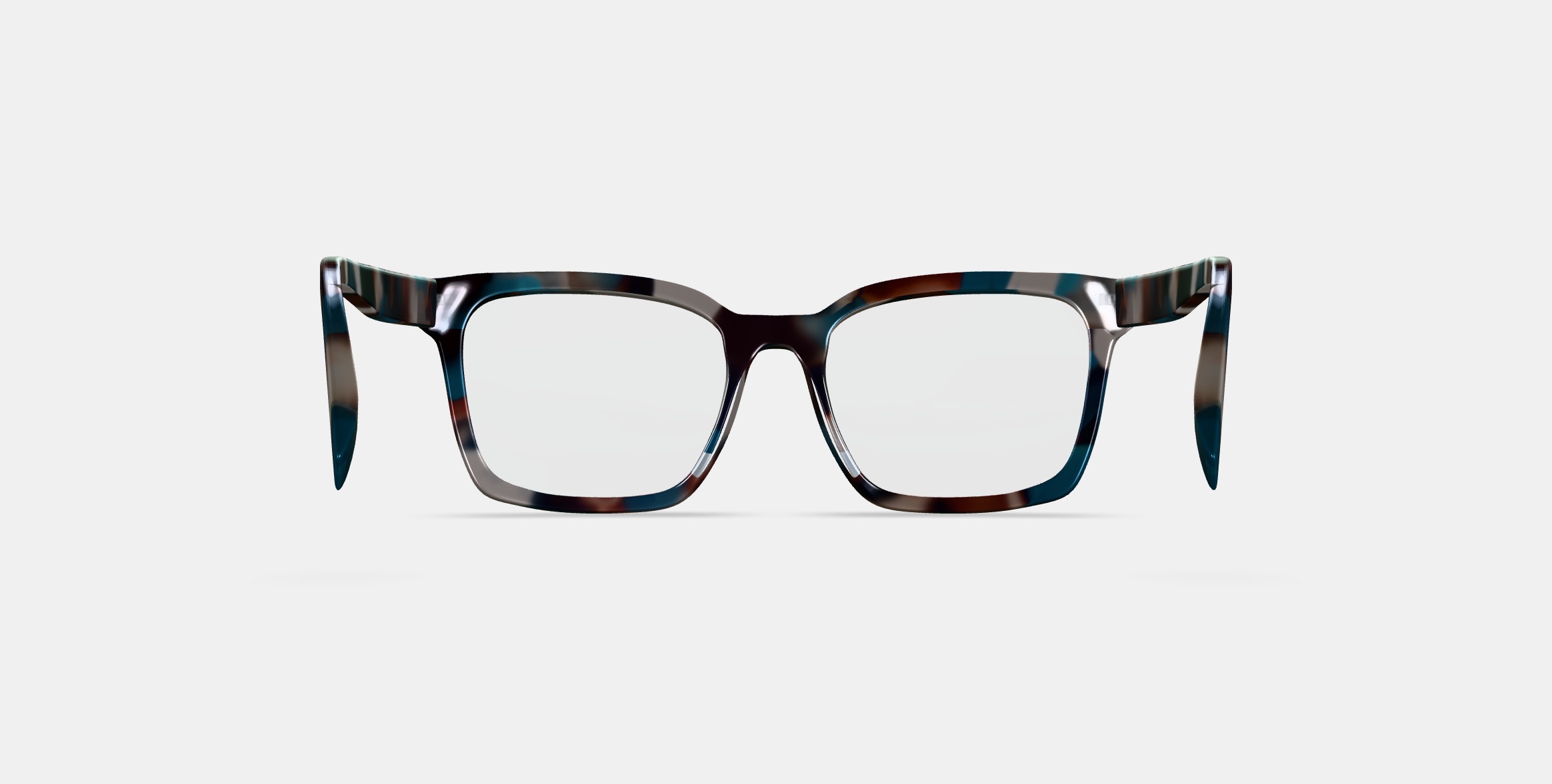 Zoya Eyeglasses in Lilypad Tortoise 3D model_15