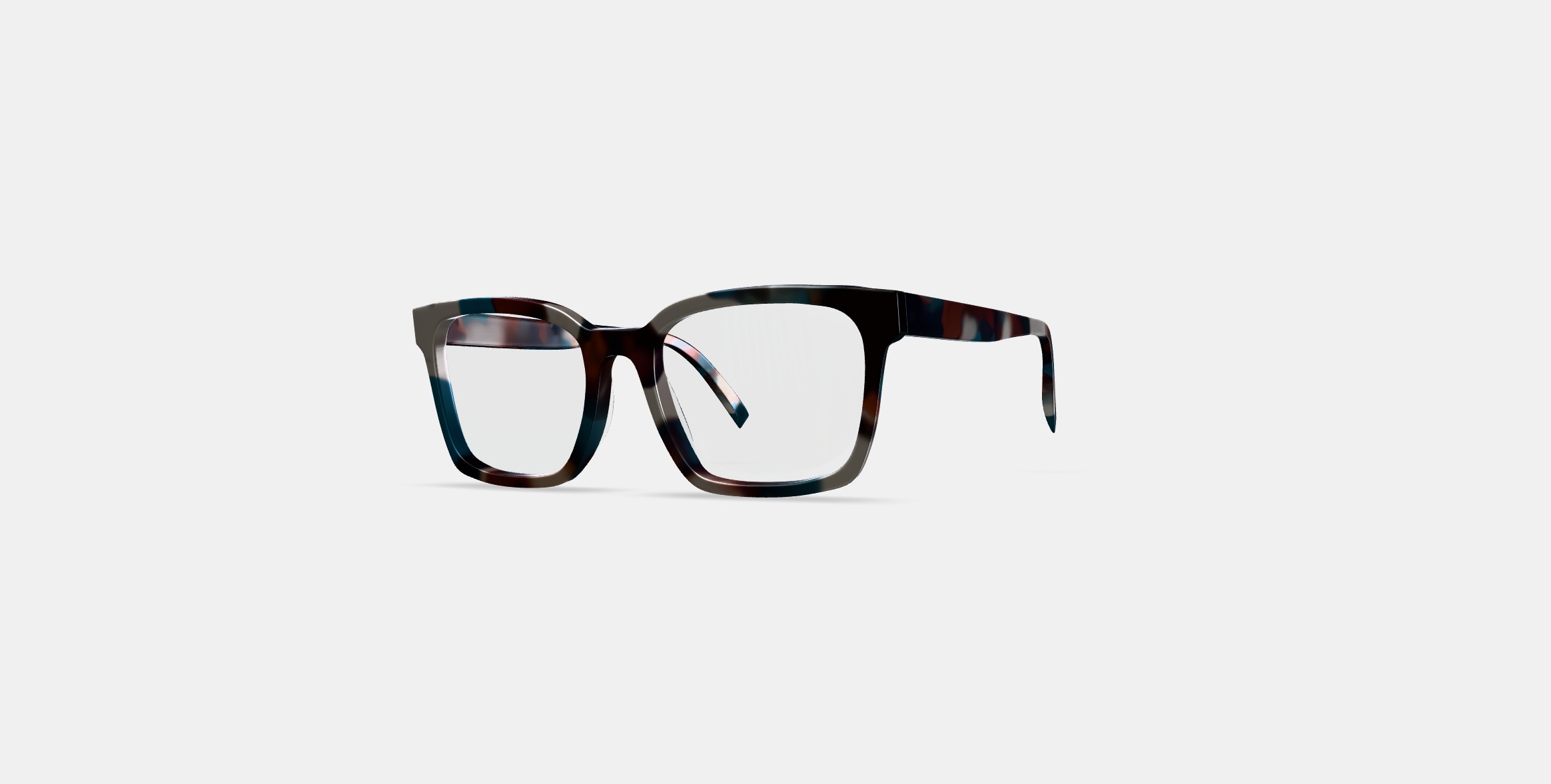 Zoya Eyeglasses in Lilypad Tortoise 3D model_12