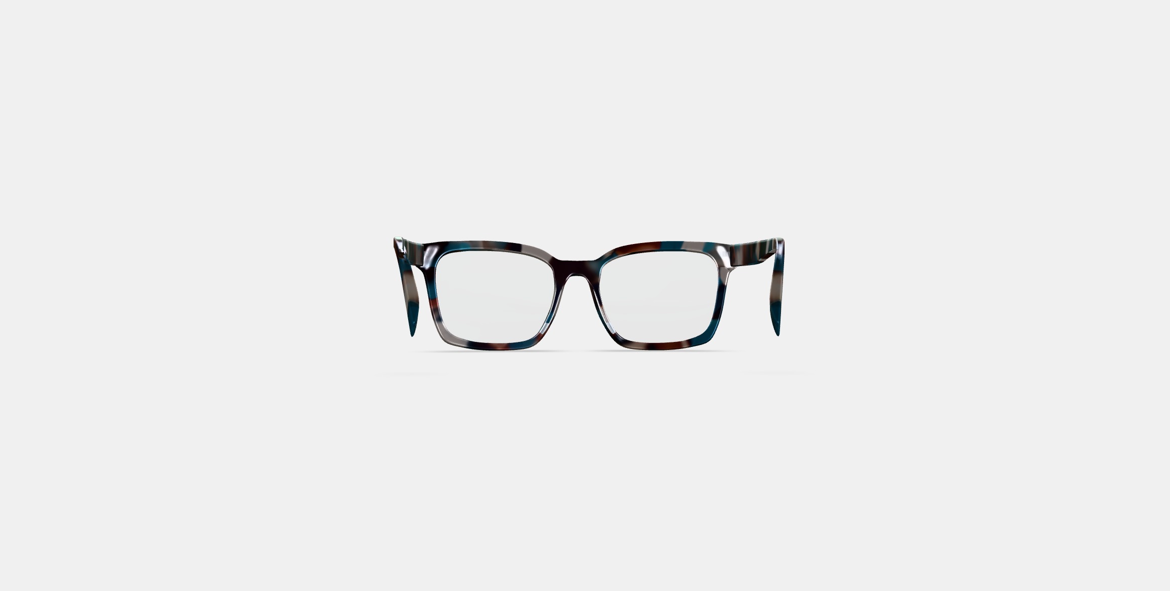 Zoya Eyeglasses in Lilypad Tortoise 3D model_14