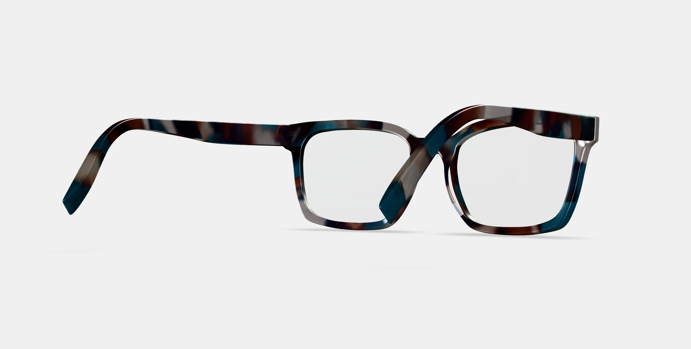 Zoya Eyeglasses in Lilypad Tortoise 3D model_6