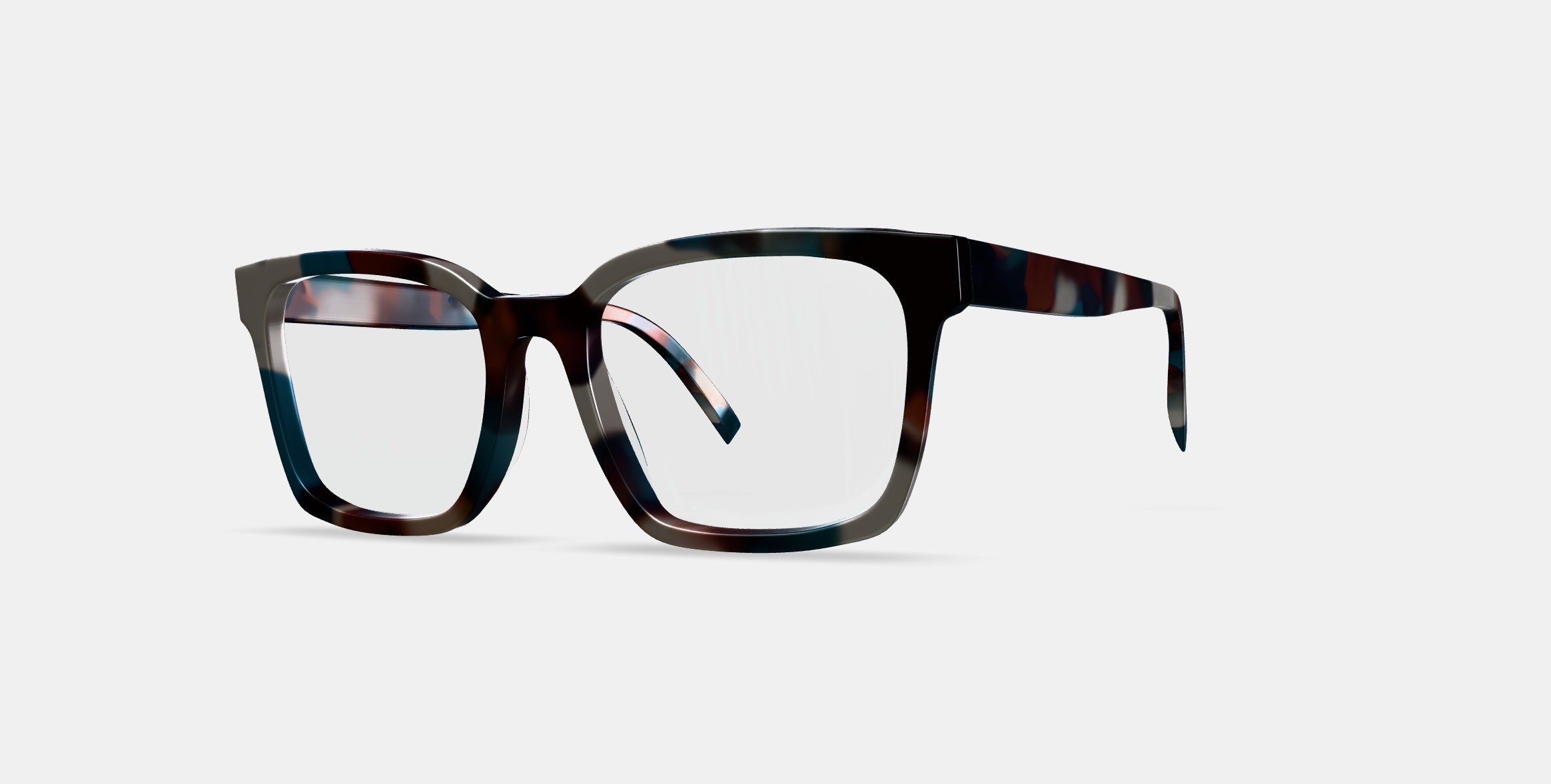 Zoya Eyeglasses in Lilypad Tortoise 3D model_13