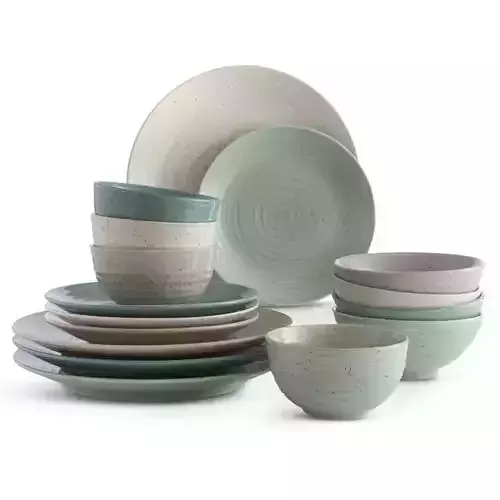Sango Siterra Artist Blend Ceramic Stoneware Dinnerware Set 3D model