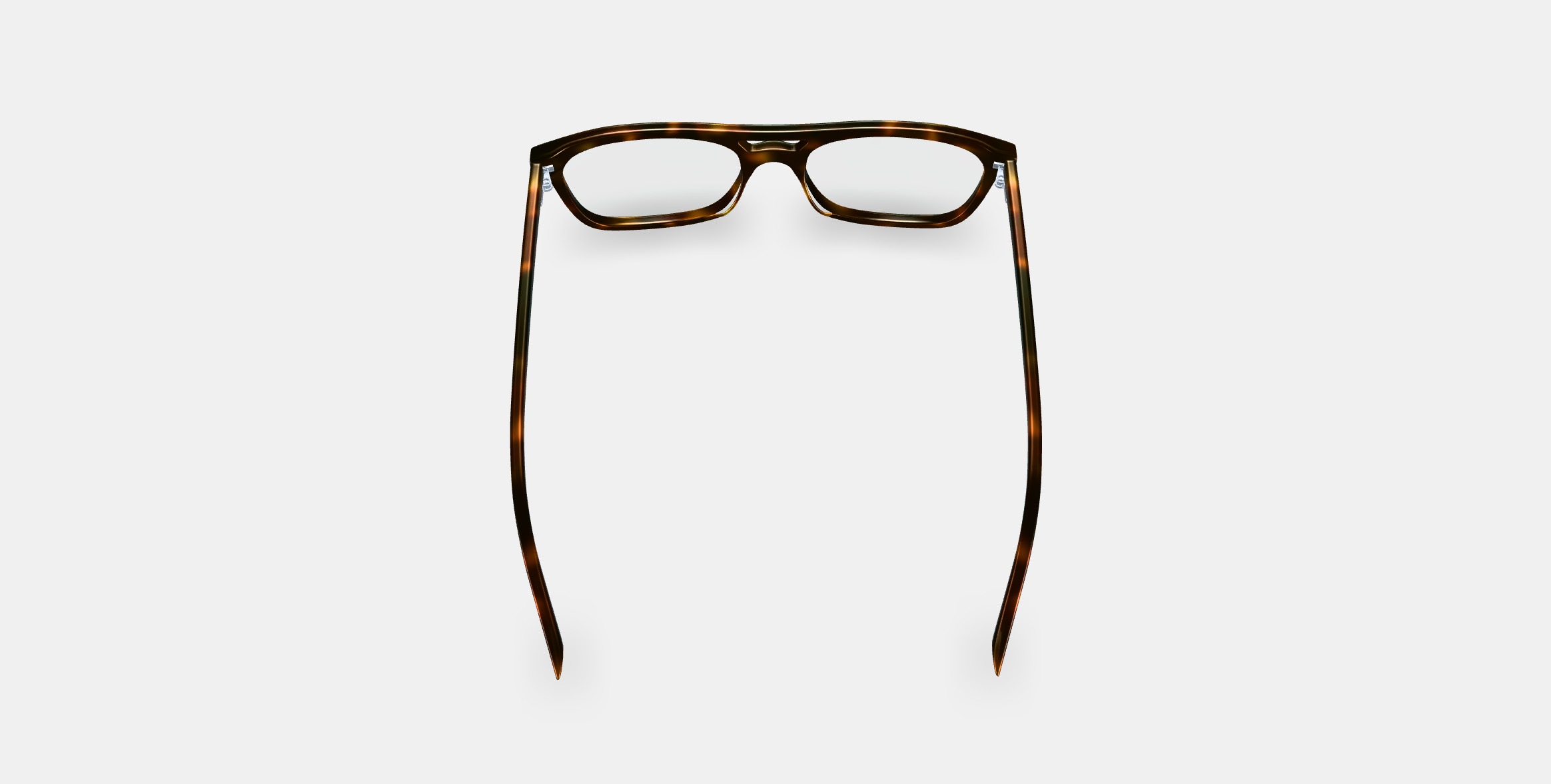 Benicio Eyeglasses in Ristretto Tortoise 3D model_3