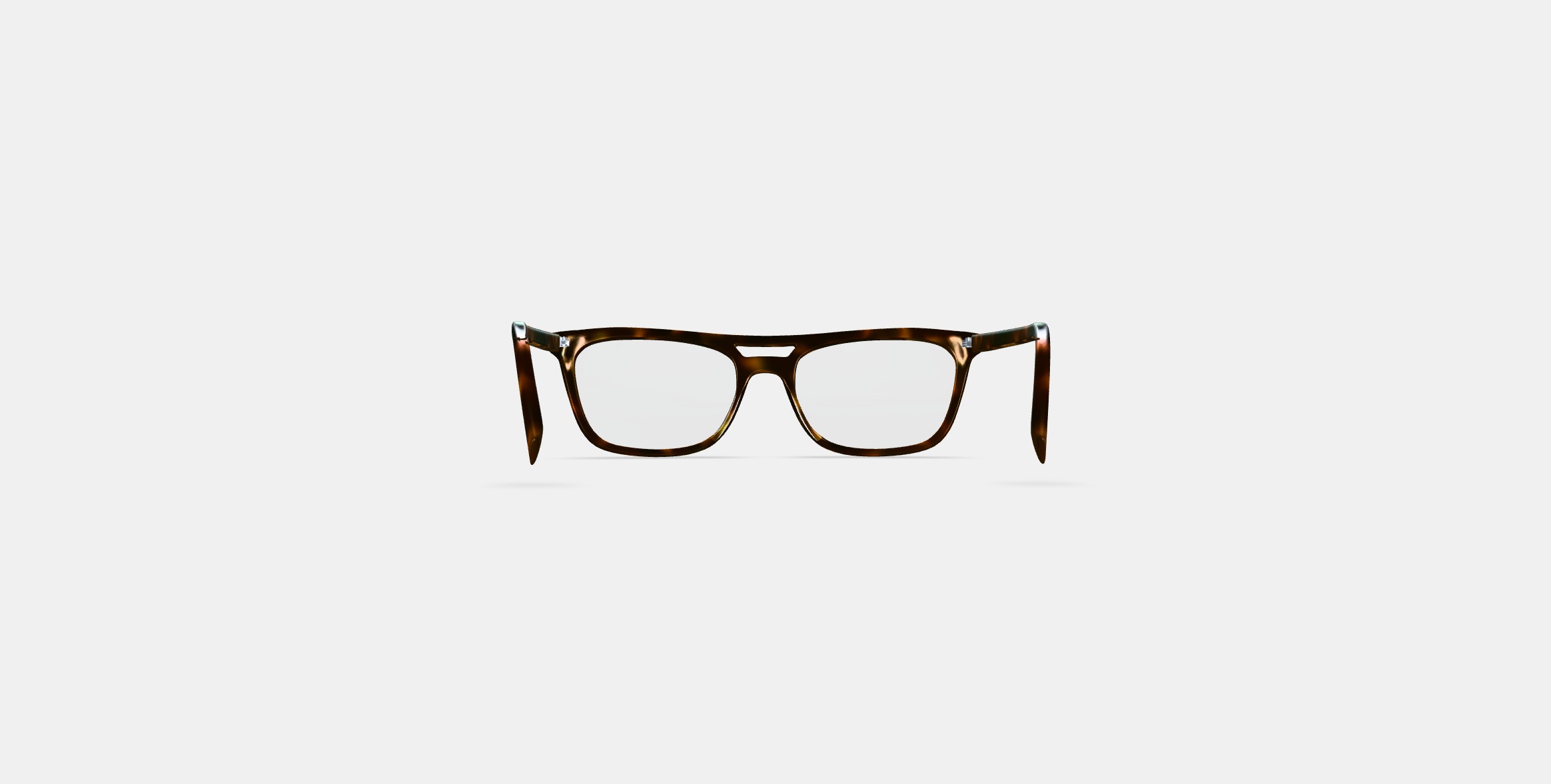 Benicio Eyeglasses in Ristretto Tortoise 3D model_14