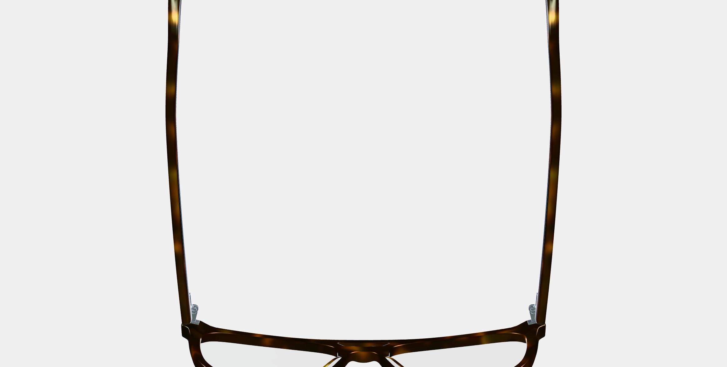 Benicio Eyeglasses in Ristretto Tortoise 3D model_8