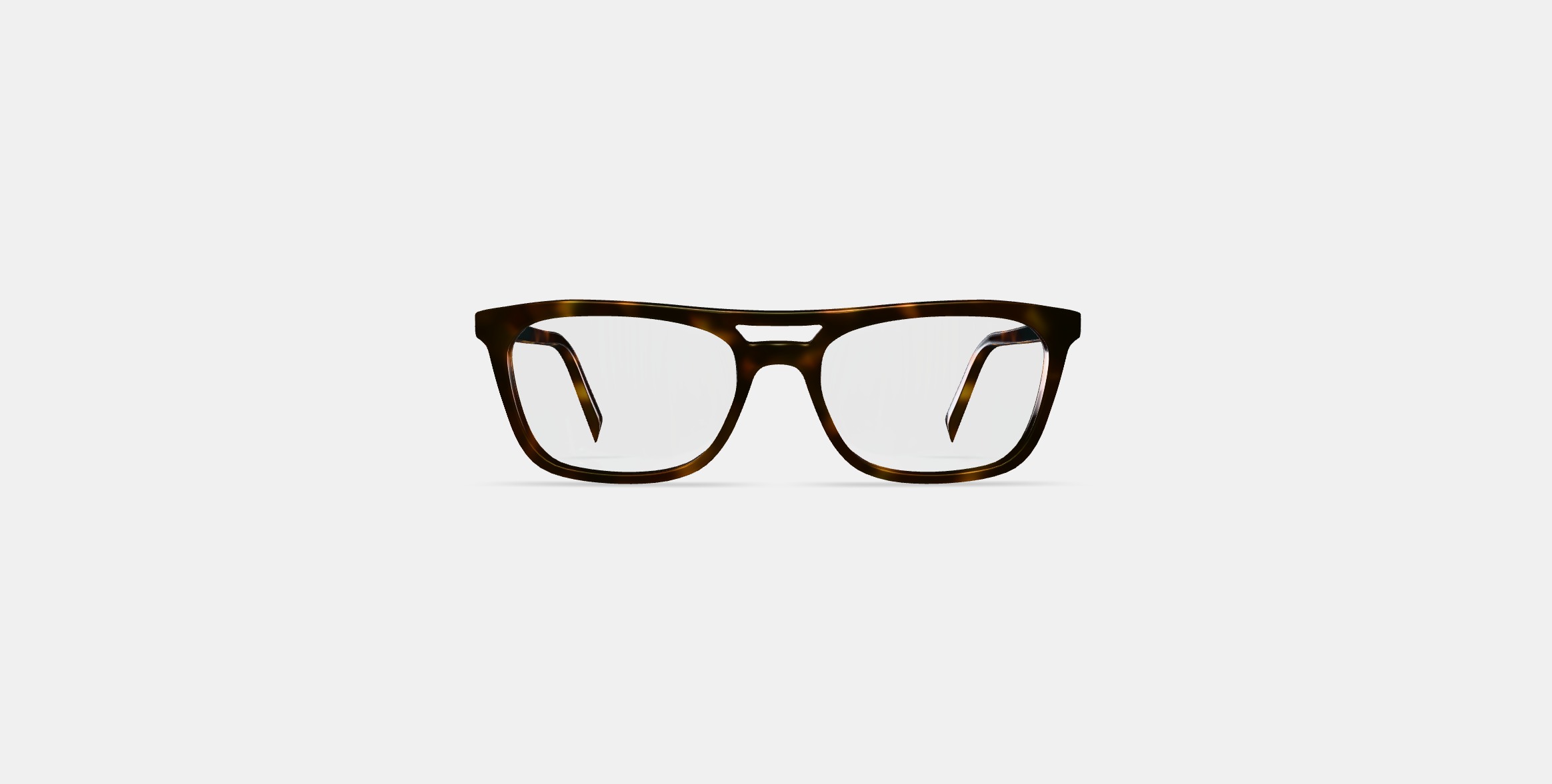 Benicio Eyeglasses in Ristretto Tortoise 3D model_10