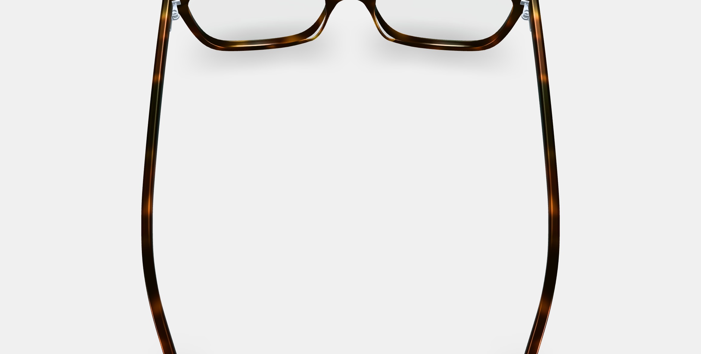Benicio Eyeglasses in Ristretto Tortoise 3D model_6