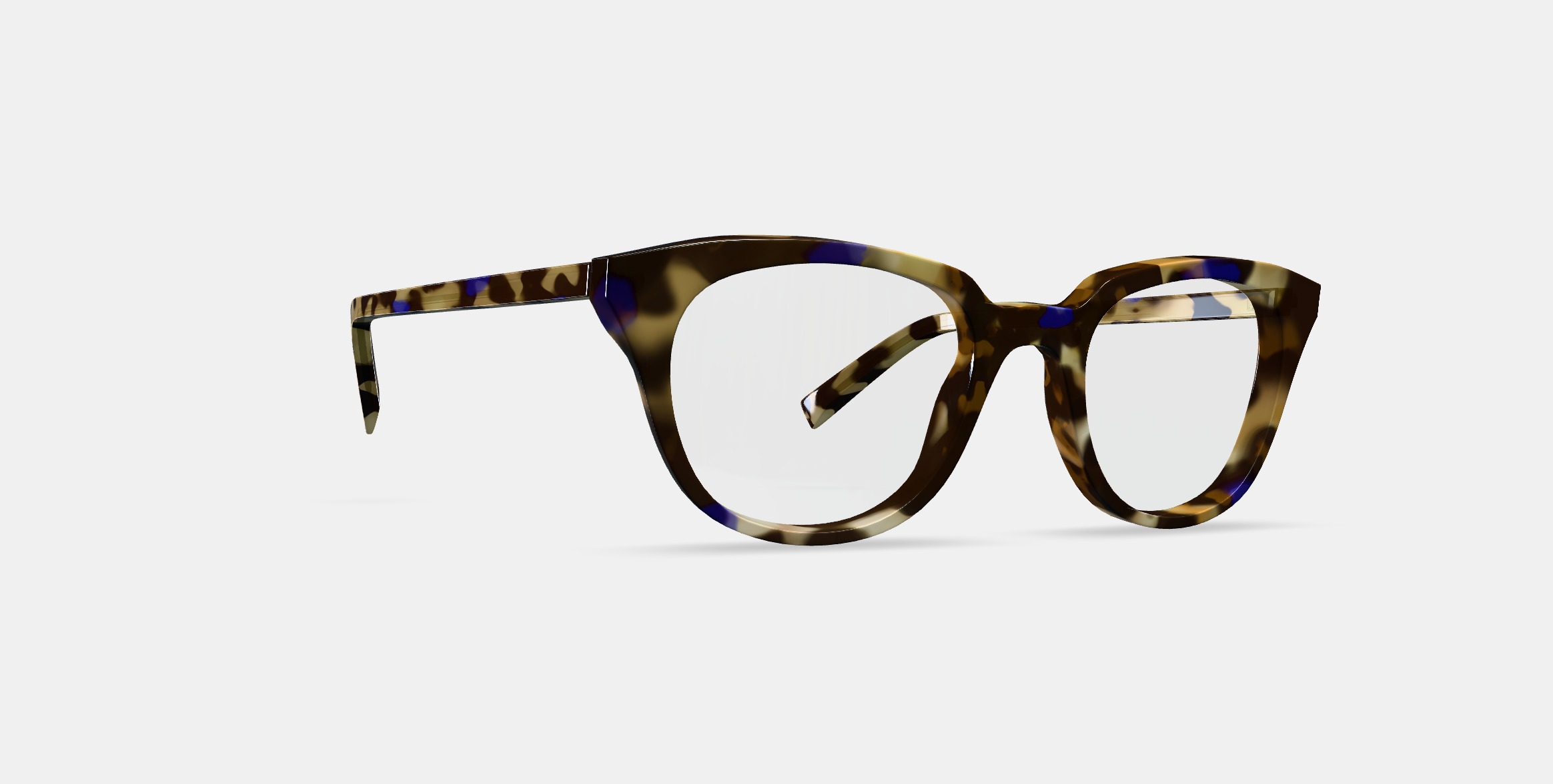 Chelsea Eyeglasses in Violet Magnolia 3D model_9