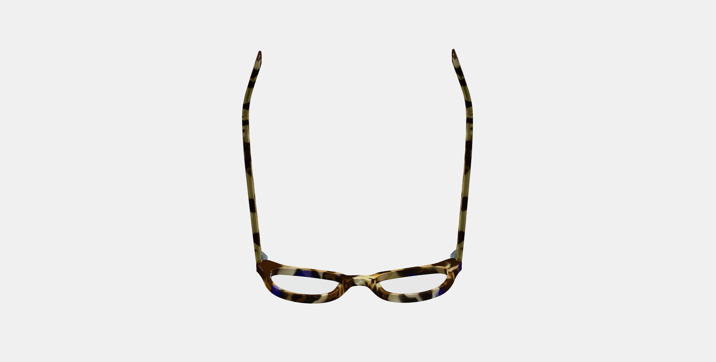 Chelsea Eyeglasses in Violet Magnolia 3D model_7
