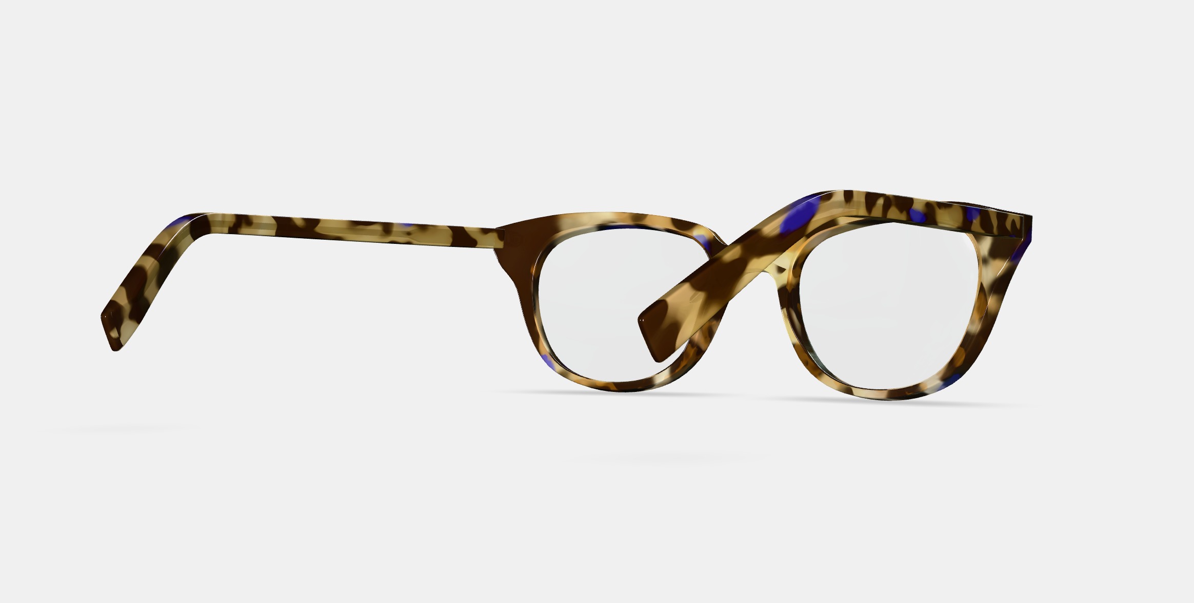 Chelsea Eyeglasses in Violet Magnolia 3D model_4