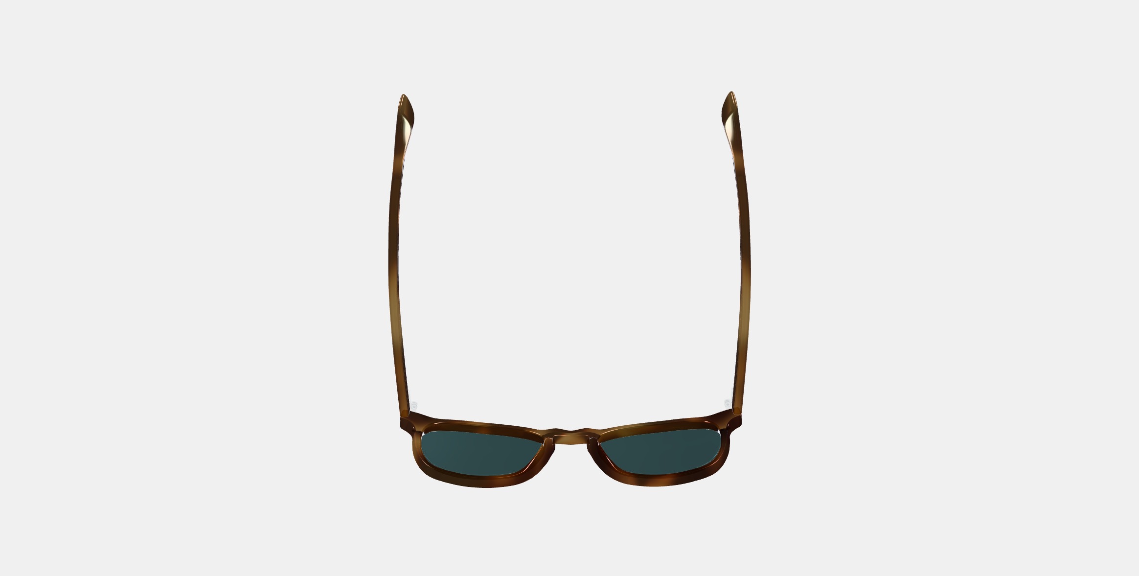 Elio Sunglasses in Black Walnut 3D model_5