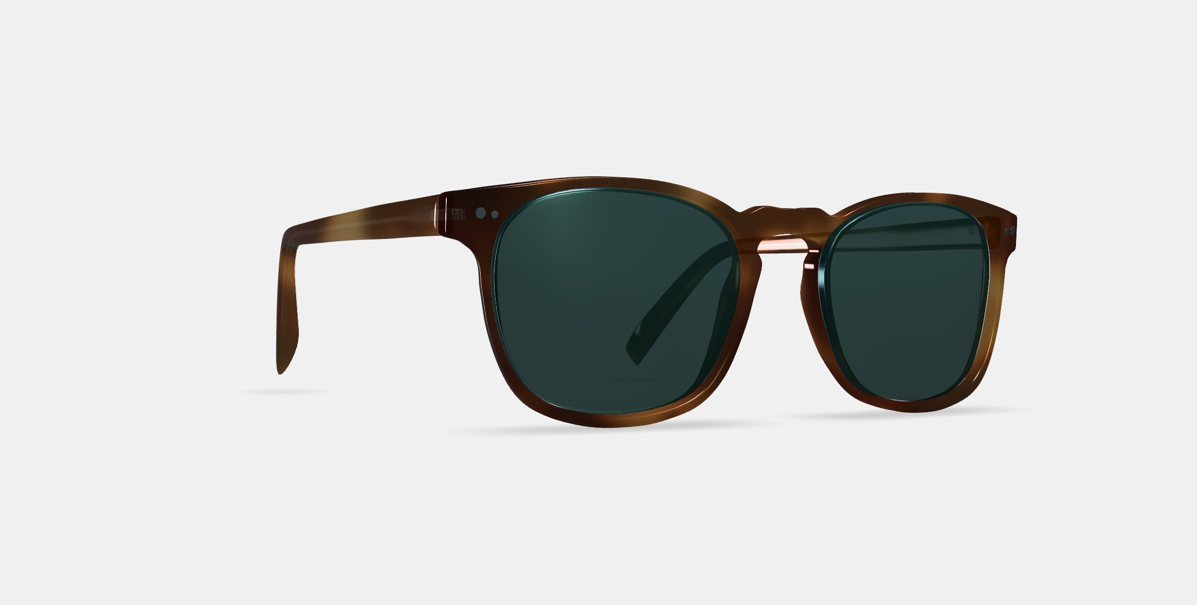 Elio Sunglasses in Black Walnut 3D model_9
