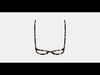 Shea Eyeglasses in Burnt Lemon Tortoise 3D model_1