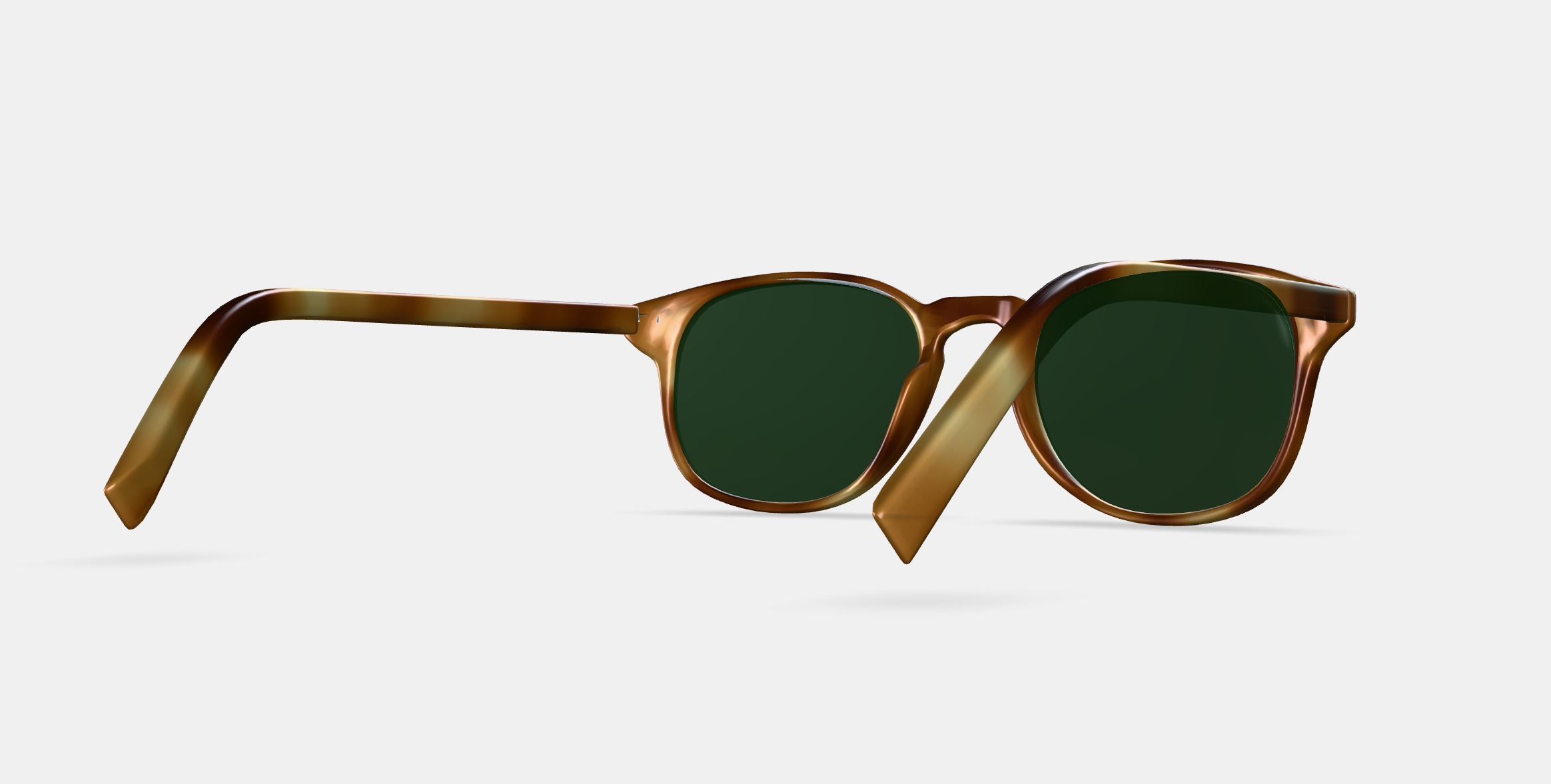 Downing Sunglasses in English Oak 3D model_6