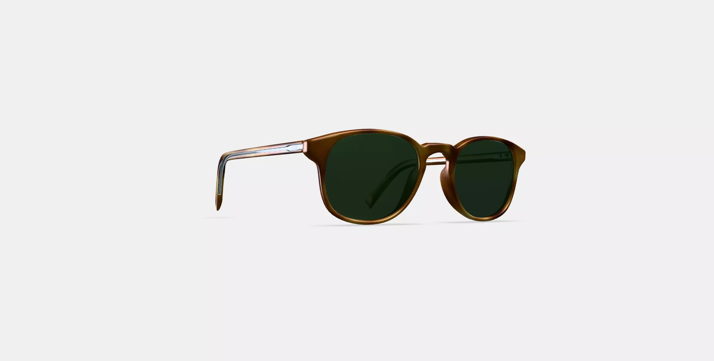 Downing Sunglasses in English Oak 3D model_0