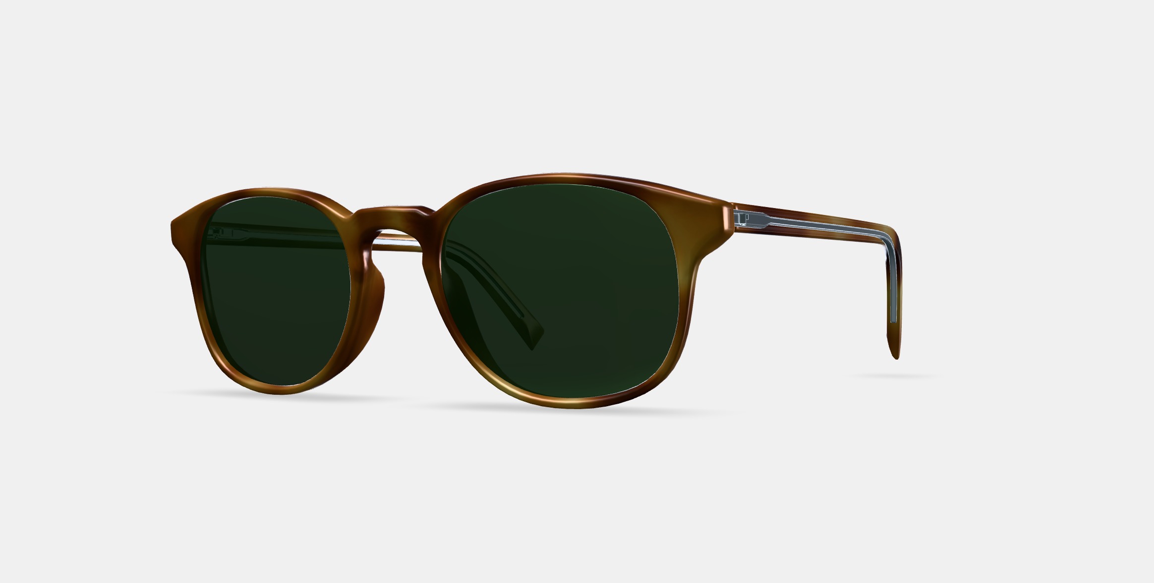 Downing Sunglasses in English Oak 3D model_13