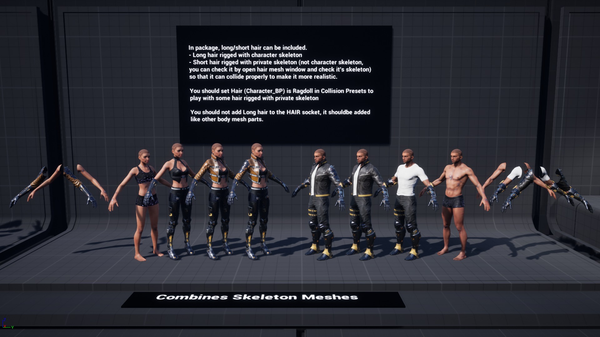 G2 Cyborg 02 Low-poly 3D model_16