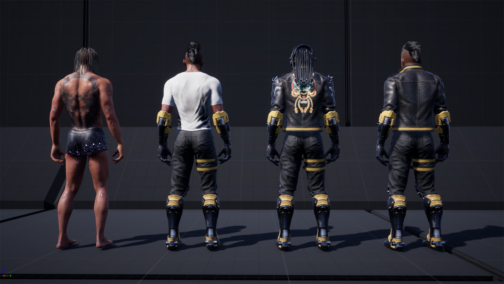 G2 Cyborg 02 Low-poly 3D model_20