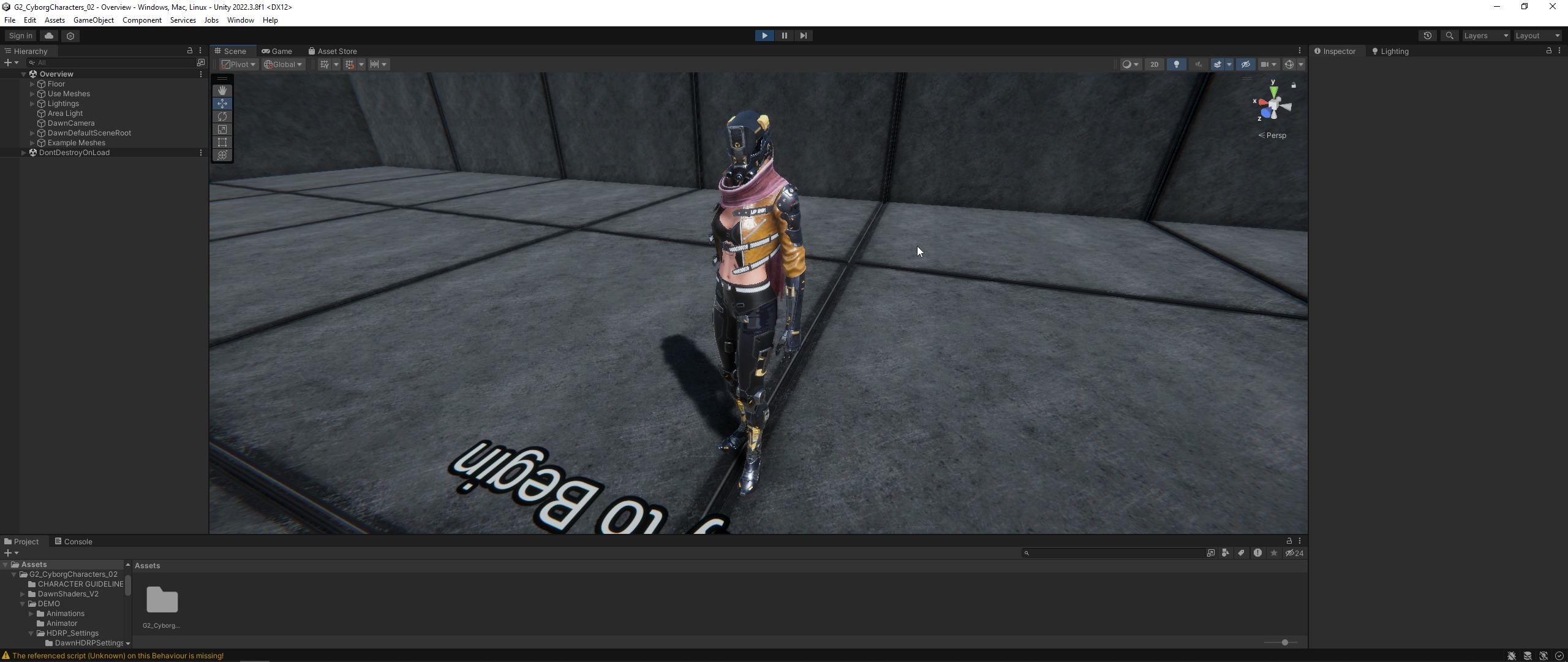 G2 Cyborg 02 Low-poly 3D model_30