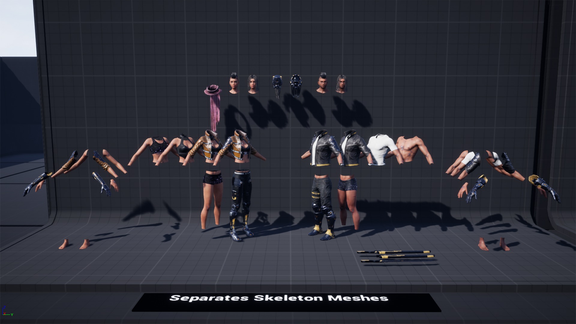 G2 Cyborg 02 Low-poly 3D model_15