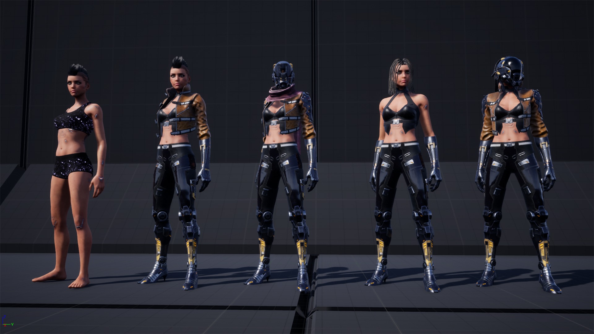 G2 Cyborg 02 Low-poly 3D model_21