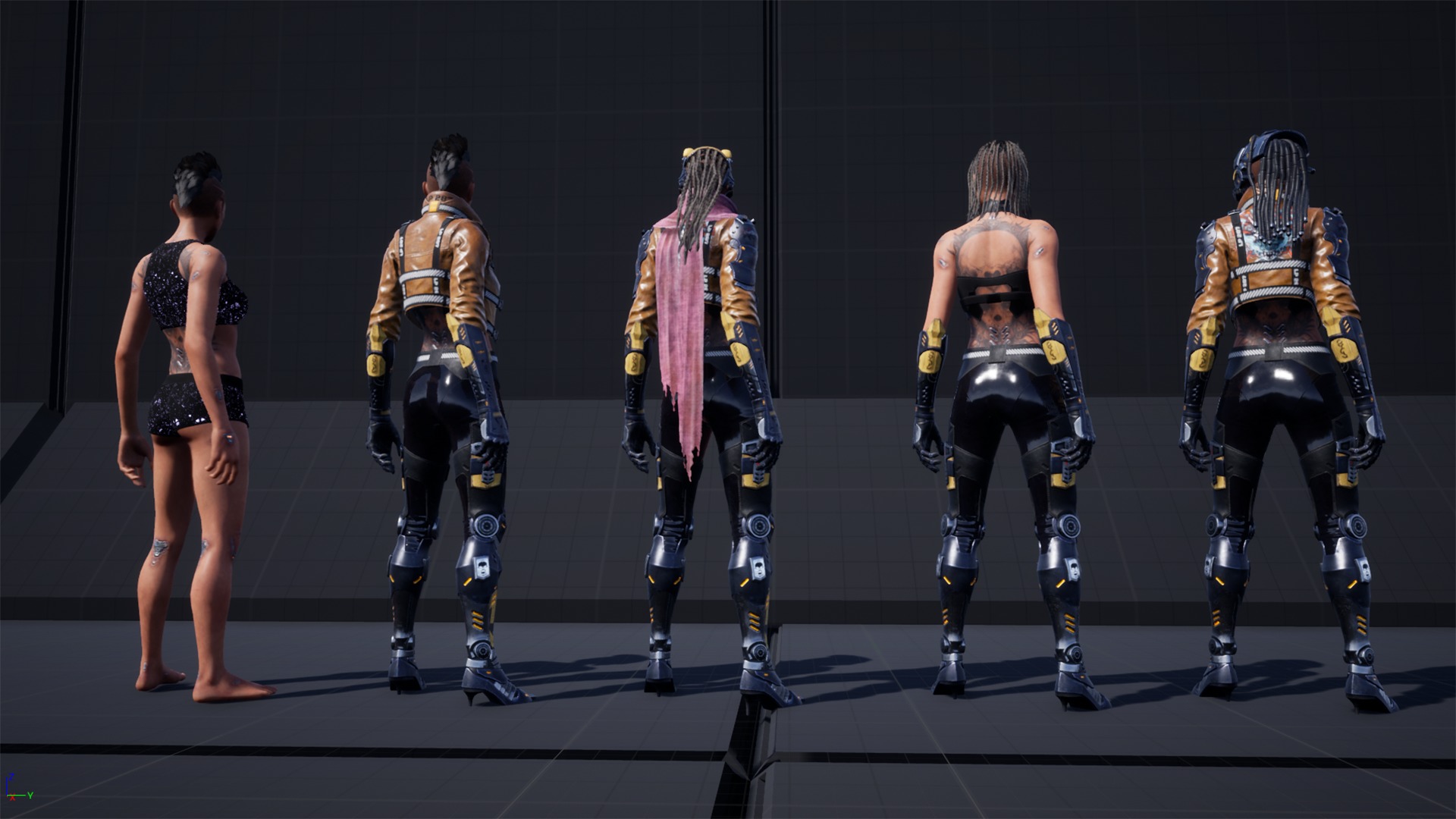 G2 Cyborg 02 Low-poly 3D model_17