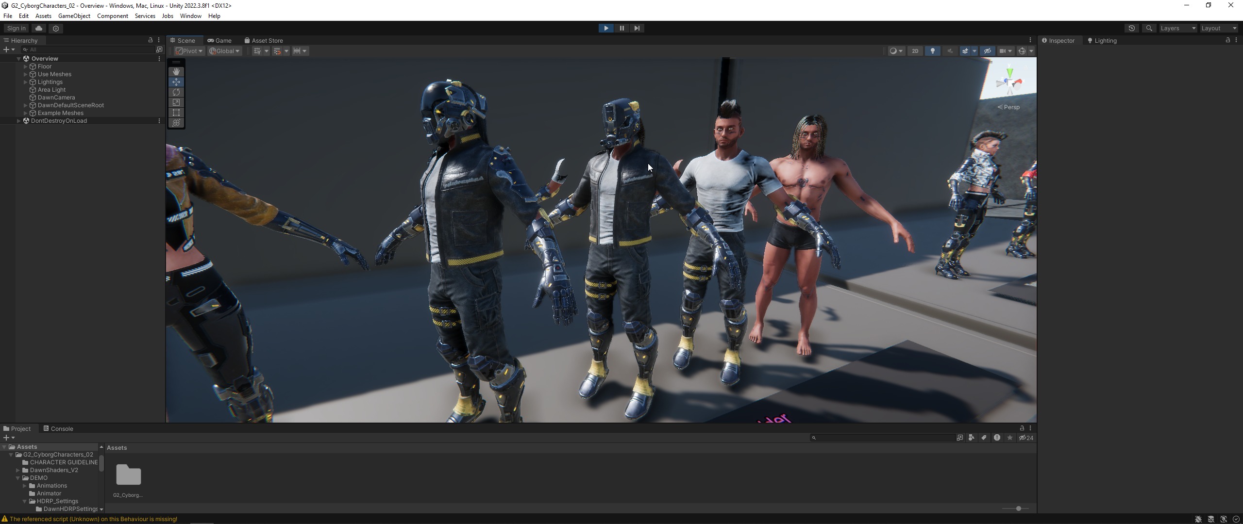 G2 Cyborg 02 Low-poly 3D model_28