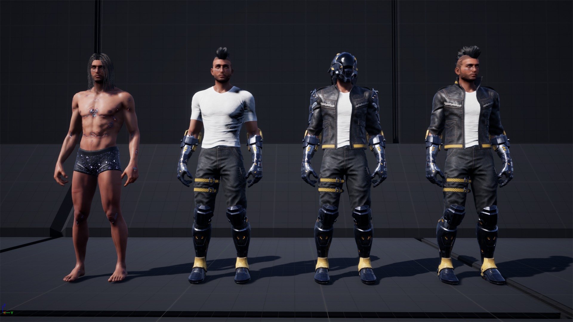 G2 Cyborg 02 Low-poly 3D model_19