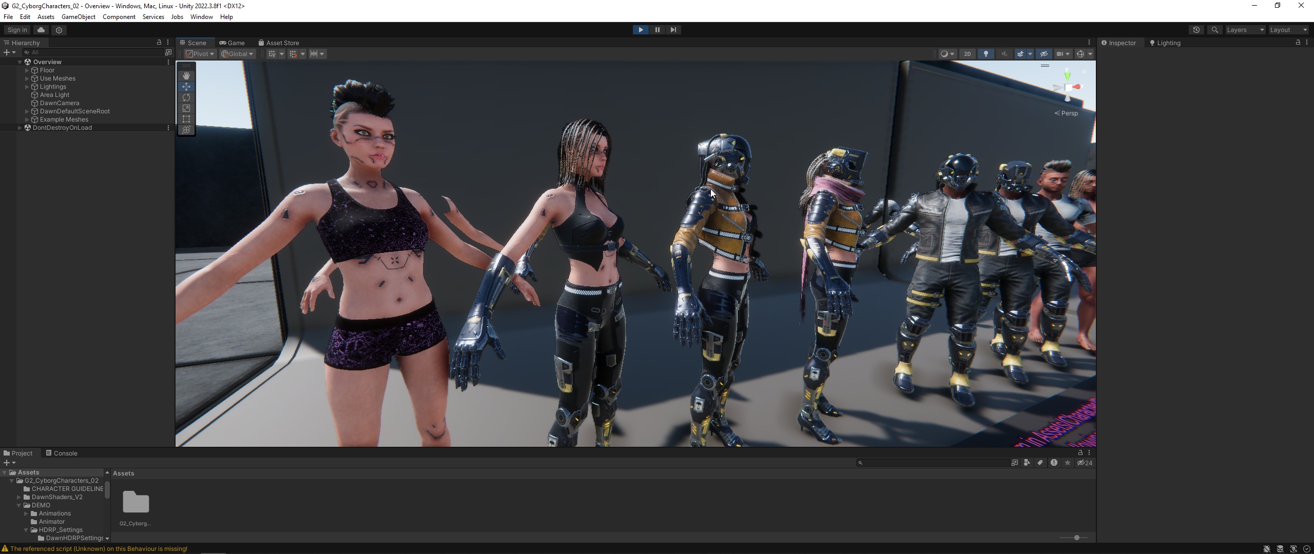 G2 Cyborg 02 Low-poly 3D model_32