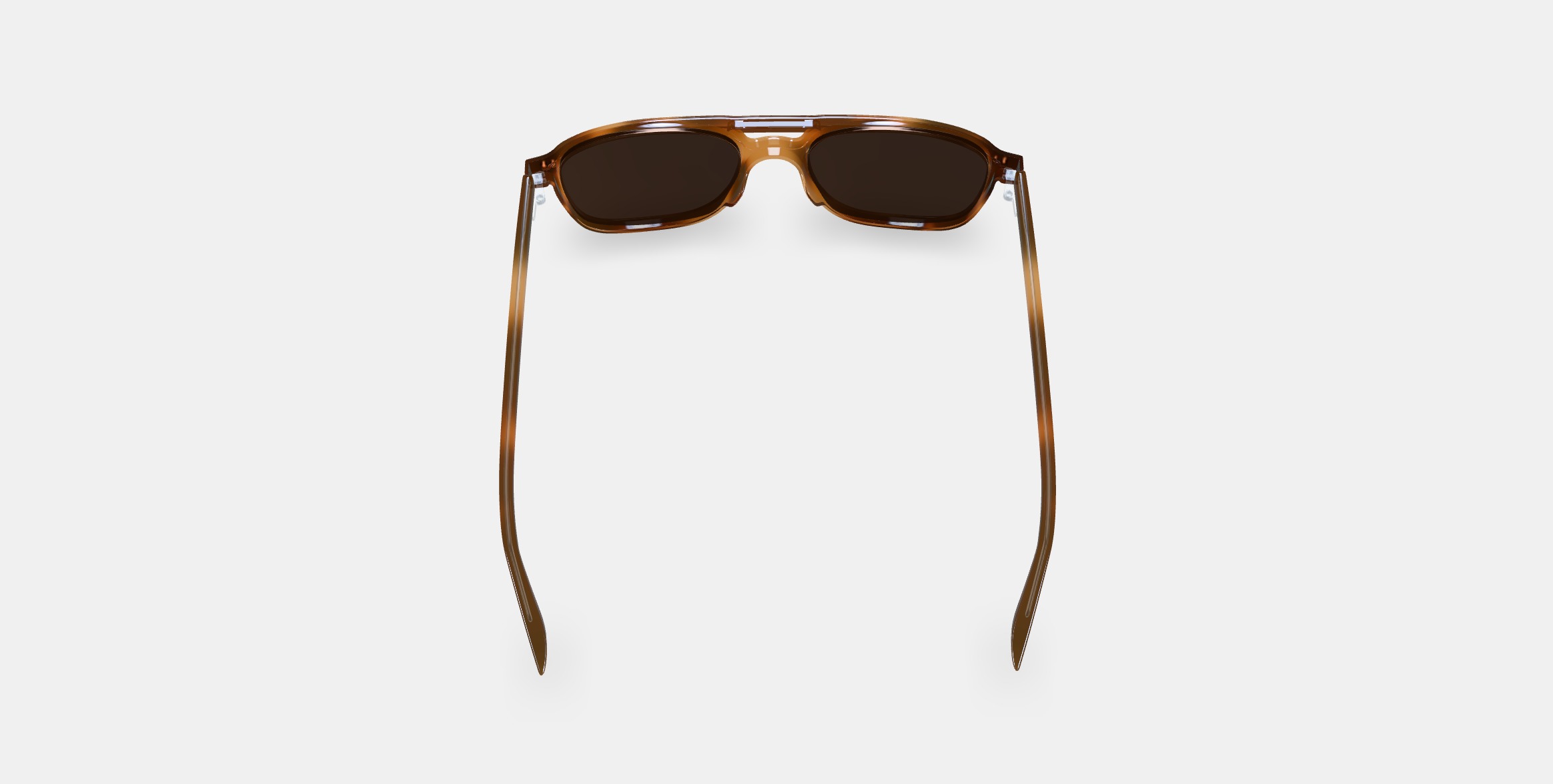 Brimmer Sunglasses in Black Walnut 3D model_3