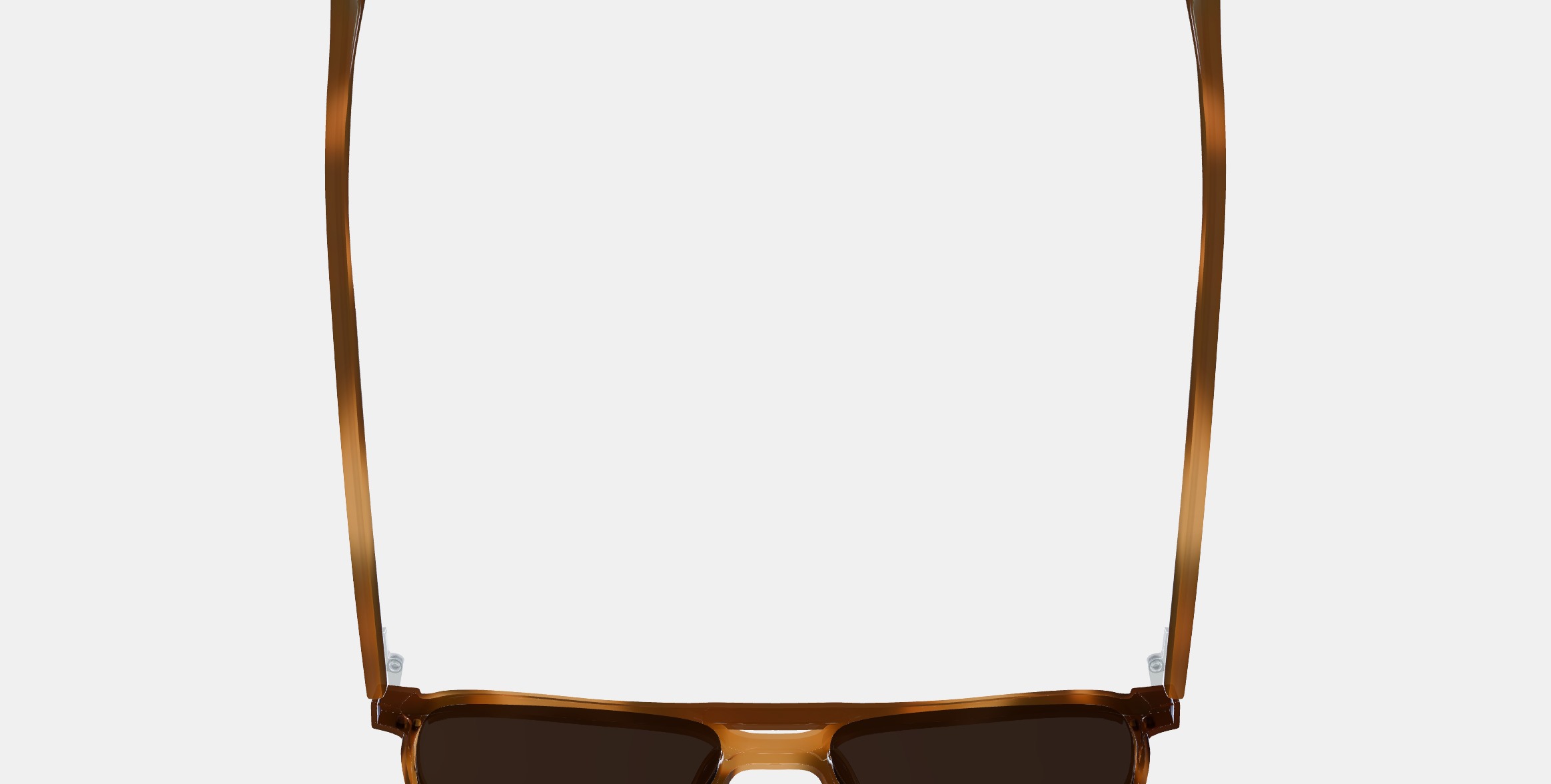 Brimmer Sunglasses in Black Walnut 3D model_8