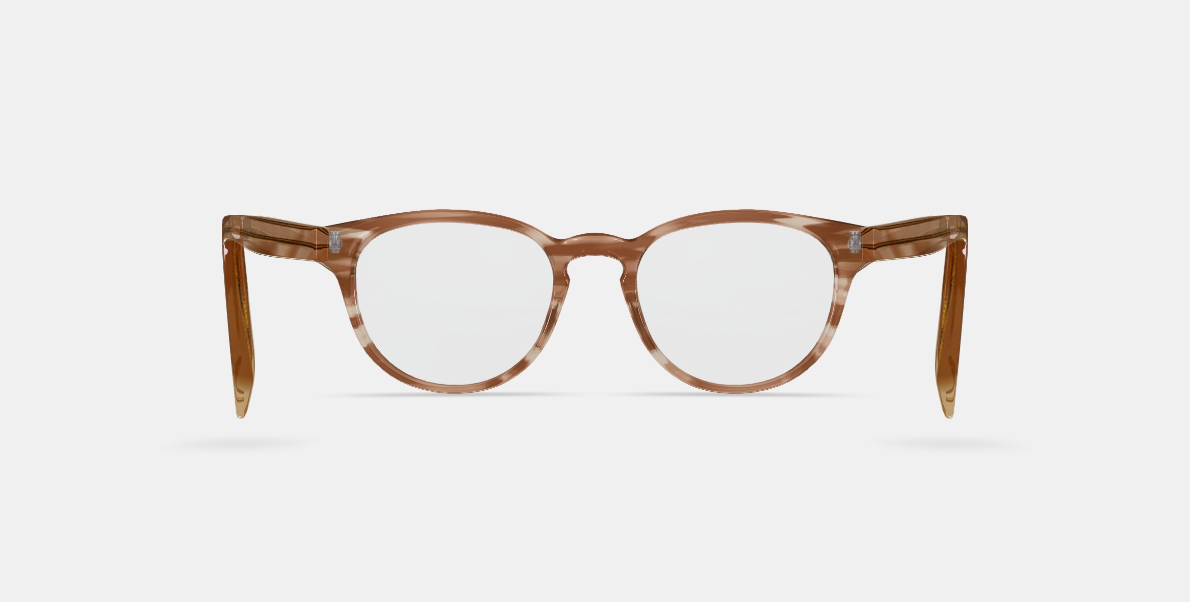 Percey Low Bridge Fit Eyeglasses in Chestnut Crystal 3D model_15
