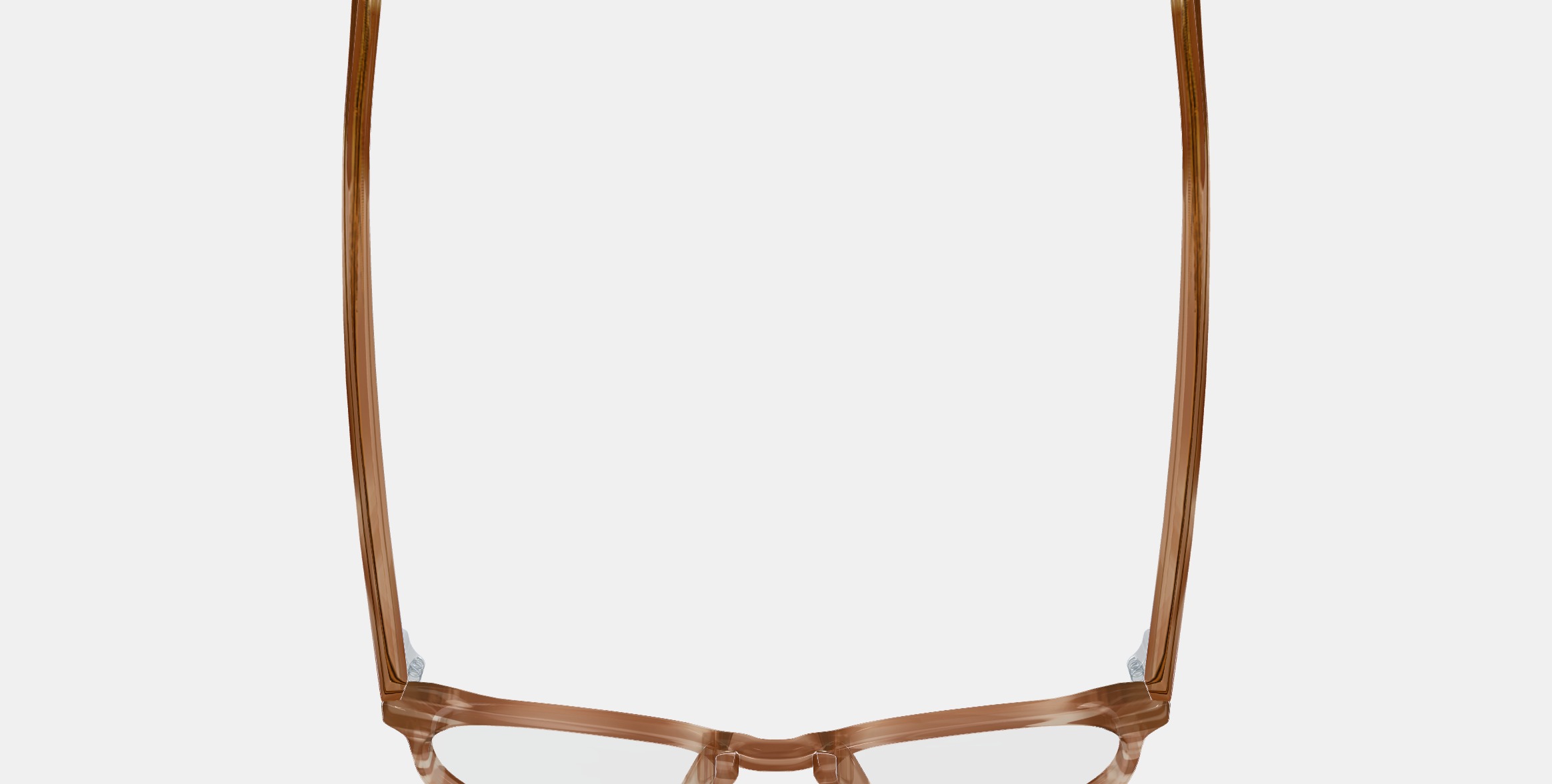 Percey Low Bridge Fit Eyeglasses in Chestnut Crystal 3D model_6