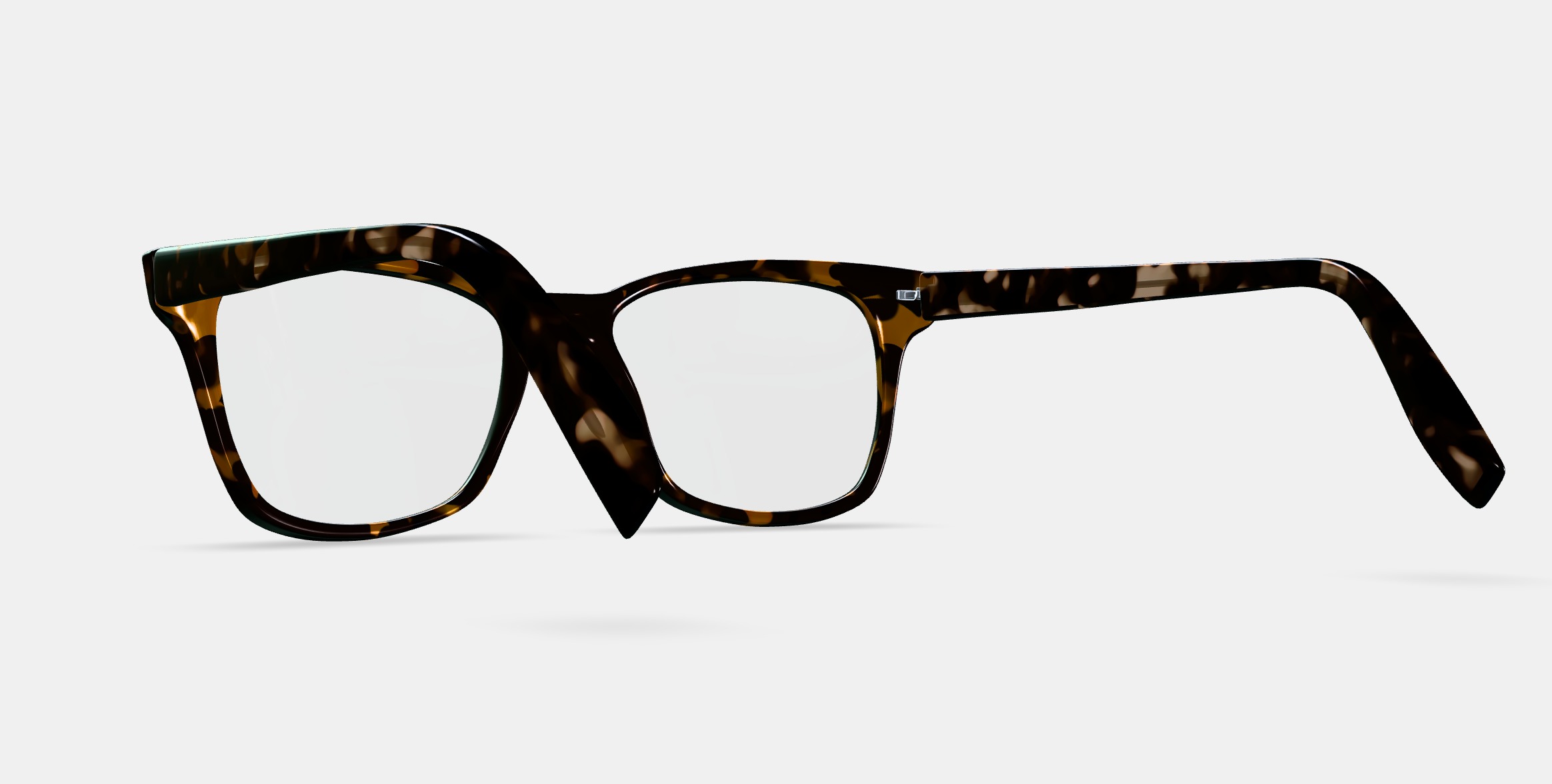 Landon Eyeglasses in Whiskey Tortoise 3D model_3