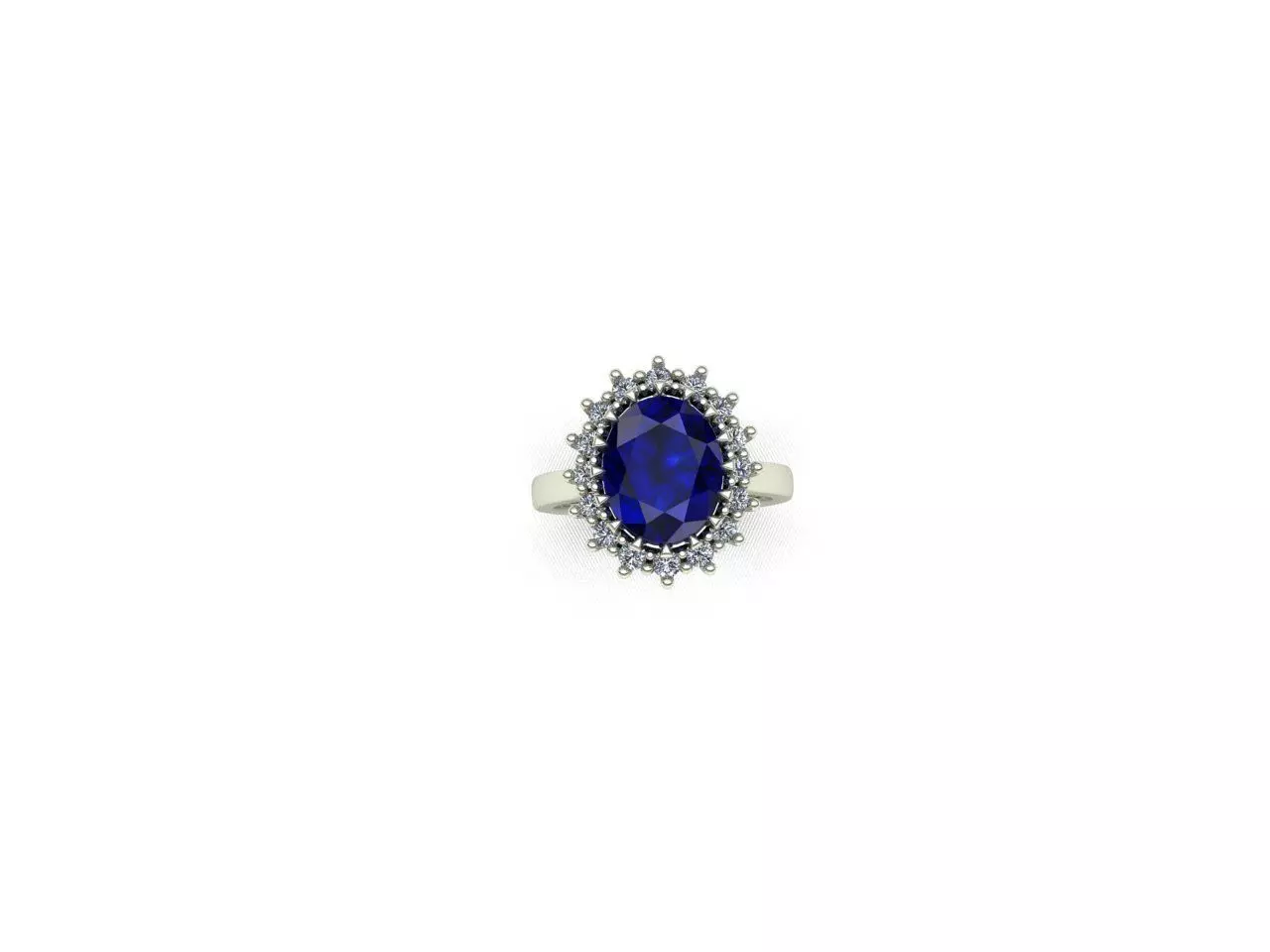 Lady Di Ring 3D print model