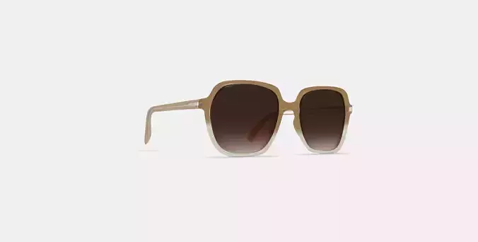 Willetta Sunglasses in Chai Crystal Fade