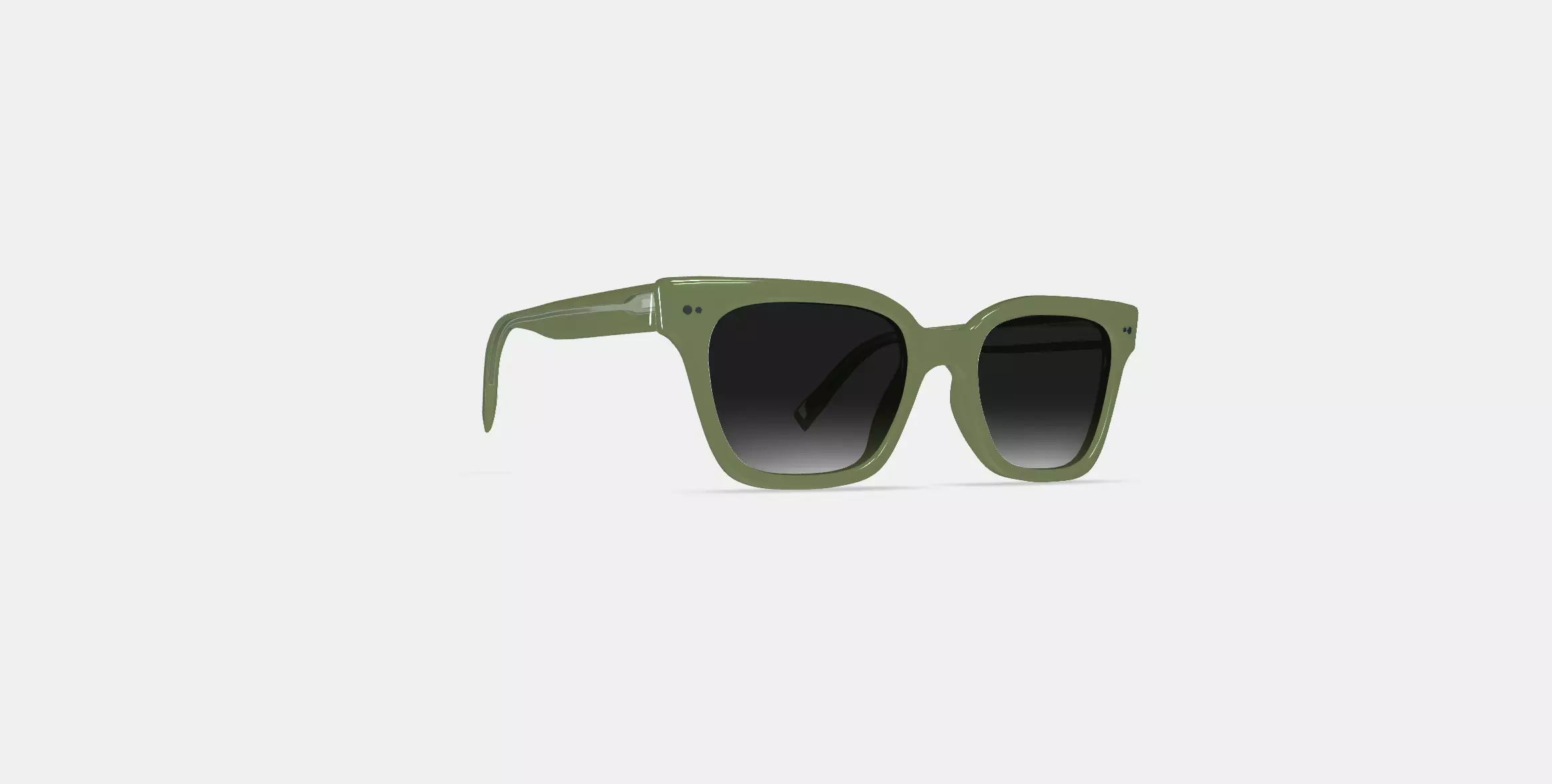 Beale Sunglasses in Rosemary Crystal 3D model_0