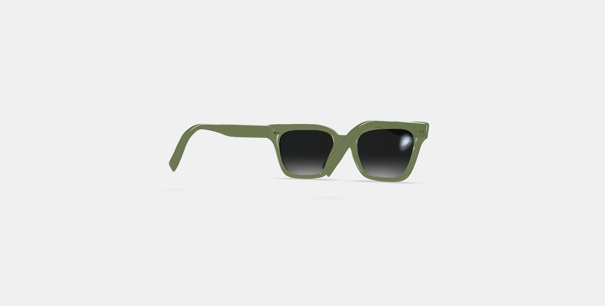 Beale Sunglasses in Rosemary Crystal 3D model_5