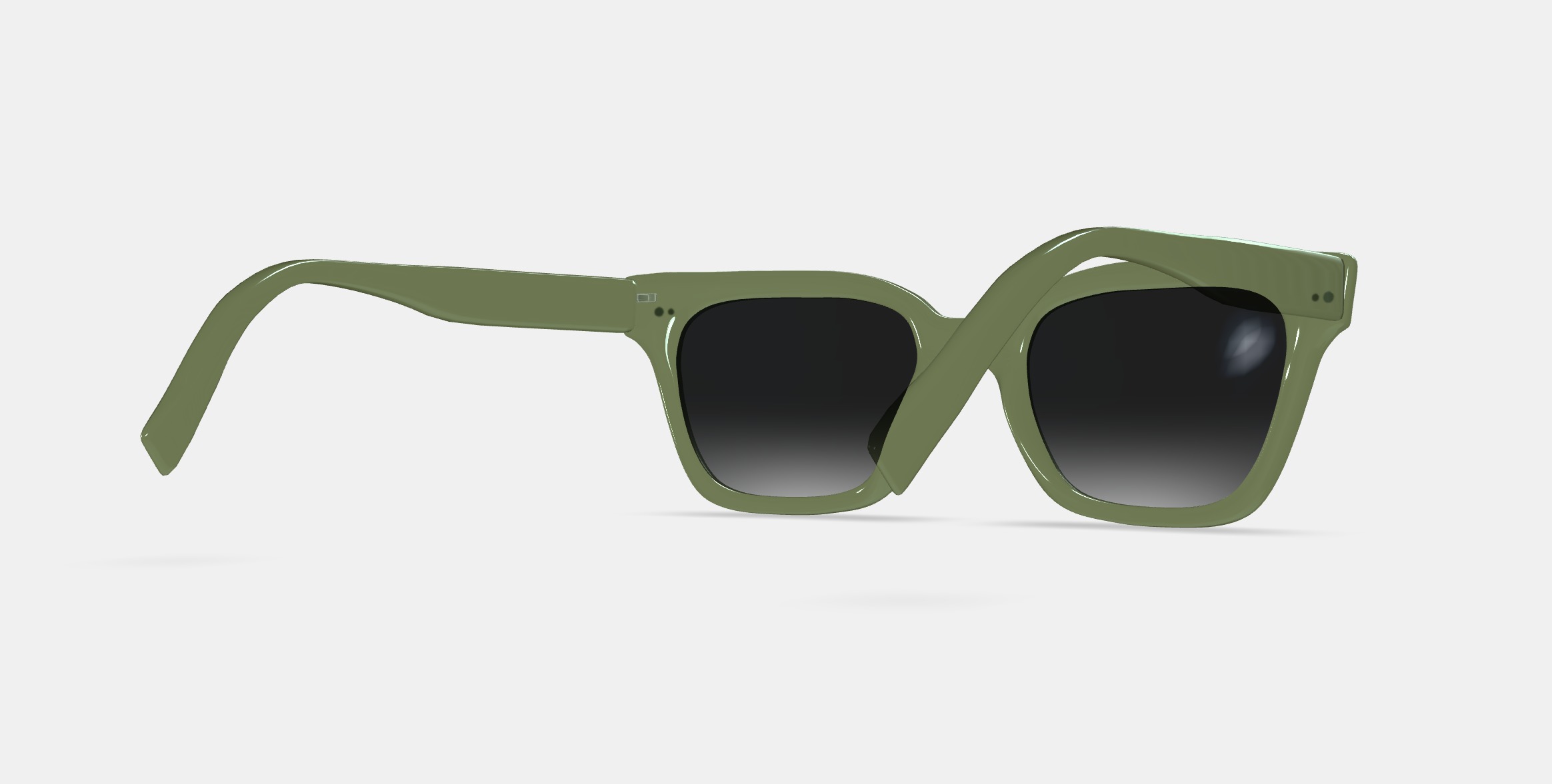 Beale Sunglasses in Rosemary Crystal 3D model_6