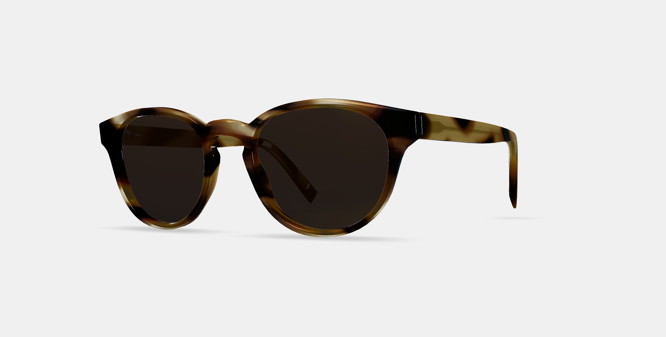 Percey Sunglasses in Striped Sassafras 3D model_13
