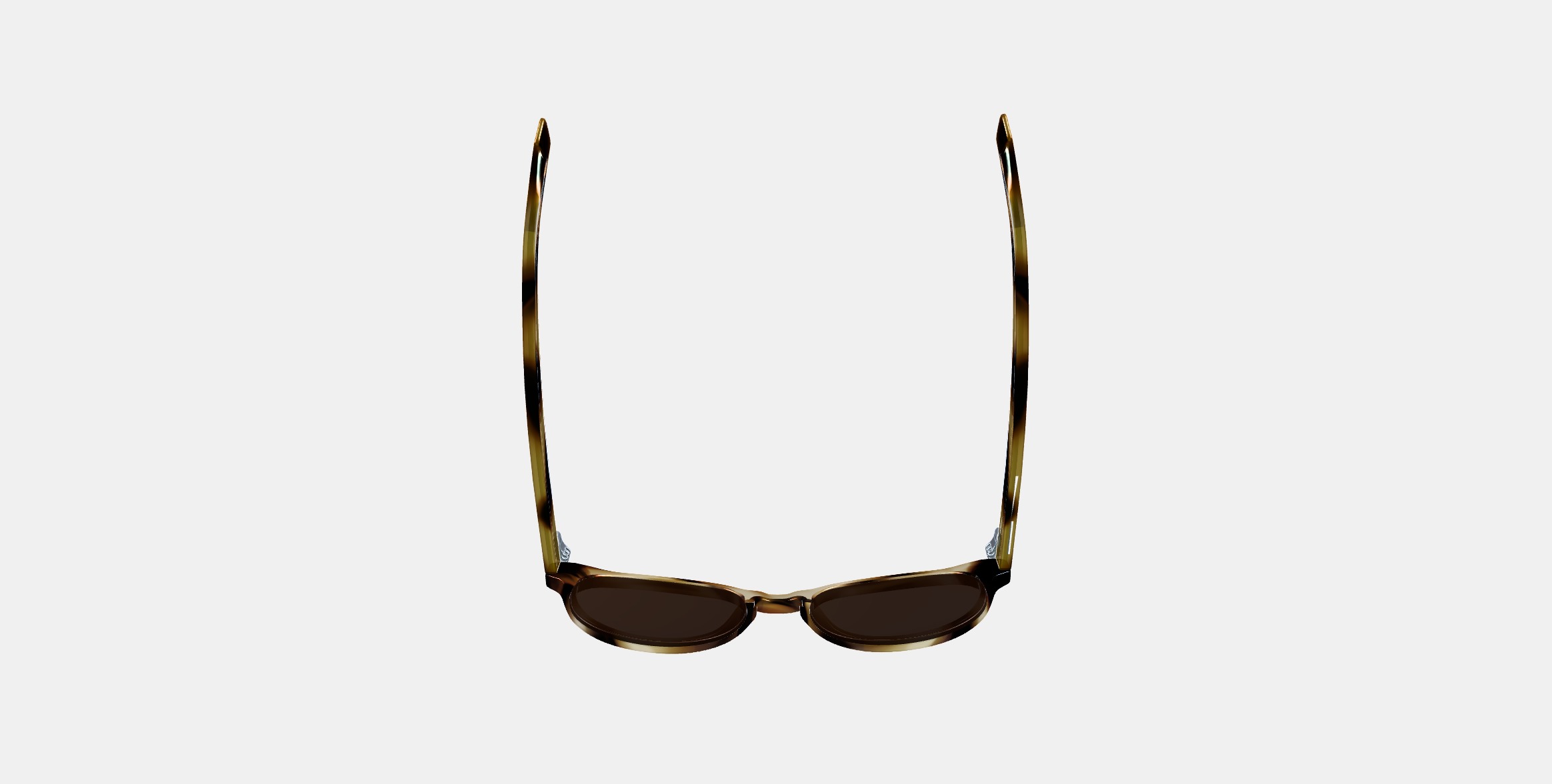 Percey Sunglasses in Striped Sassafras 3D model_7