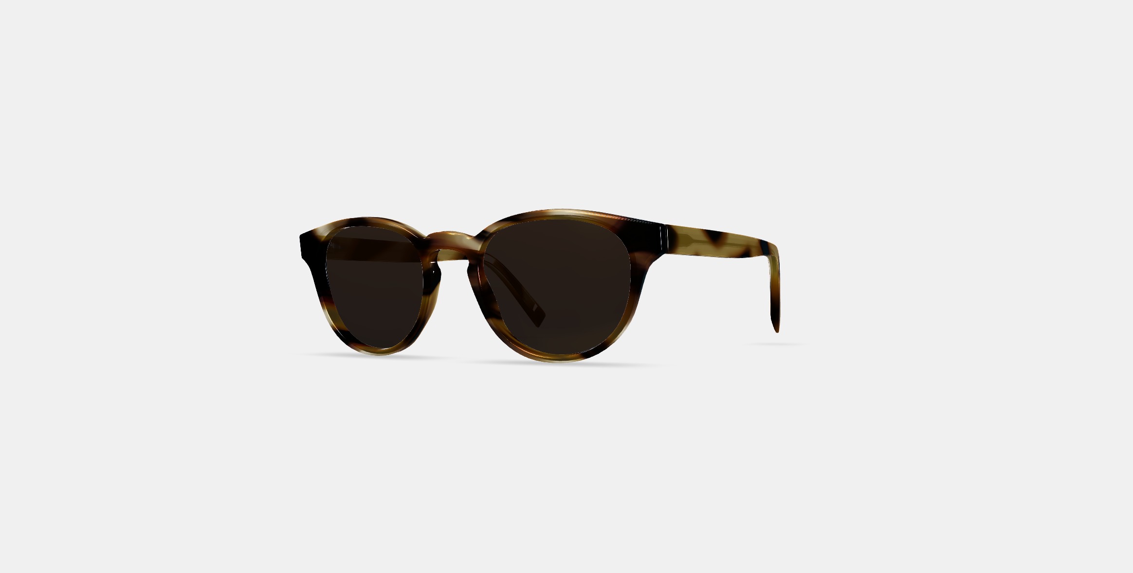 Percey Sunglasses in Striped Sassafras 3D model_12