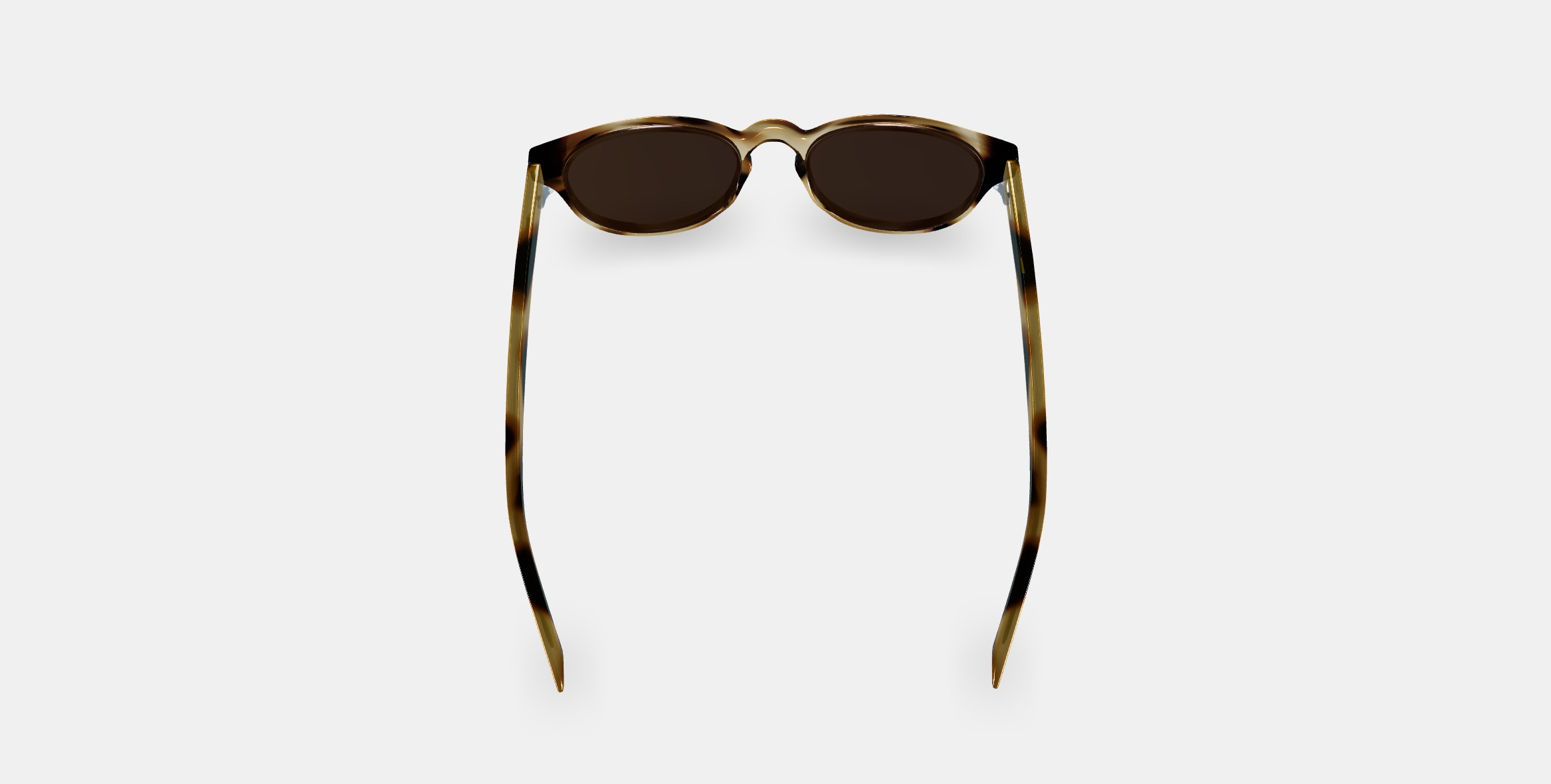 Percey Sunglasses in Striped Sassafras 3D model_2
