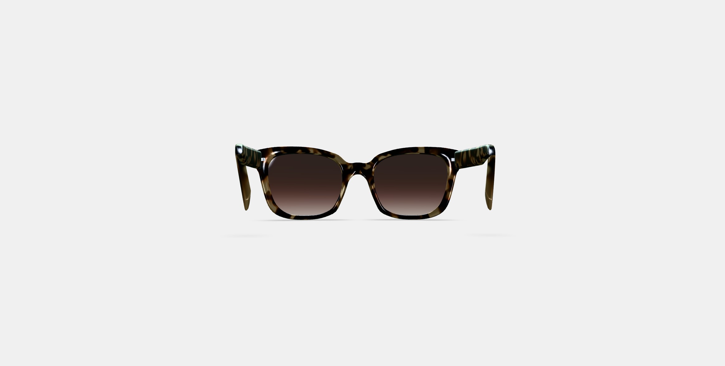 Aubrey Sunglasses in Marzipan Tortoise 3D model_14